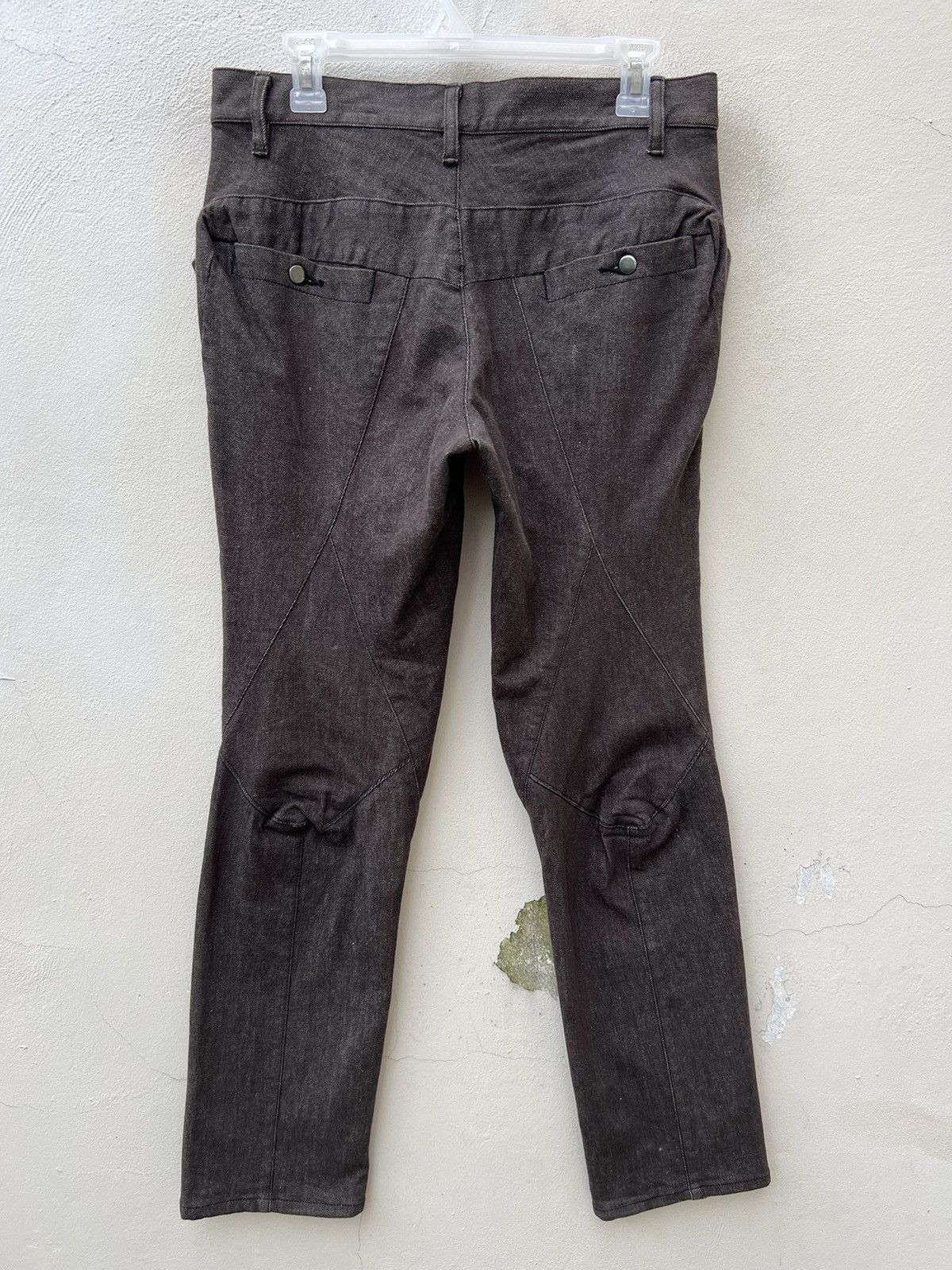 Final Home × Issey Miyake Vintage ISSEY MIYAKE FINAL HOME Stretchable Denim Pant Size US 30 / EU 46 - 9 Thumbnail