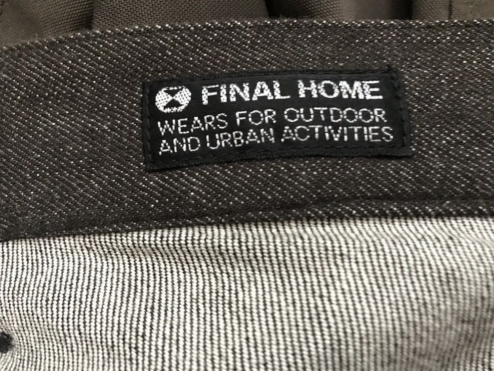 Final Home × Issey Miyake Vintage ISSEY MIYAKE FINAL HOME Stretchable Denim Pant Size US 30 / EU 46 - 21 Thumbnail