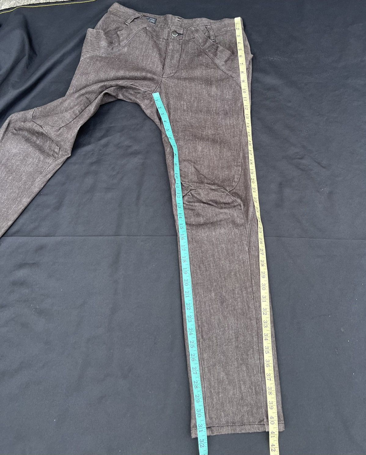 Final Home × Issey Miyake Vintage ISSEY MIYAKE FINAL HOME Stretchable Denim Pant Size US 30 / EU 46 - 19 Thumbnail