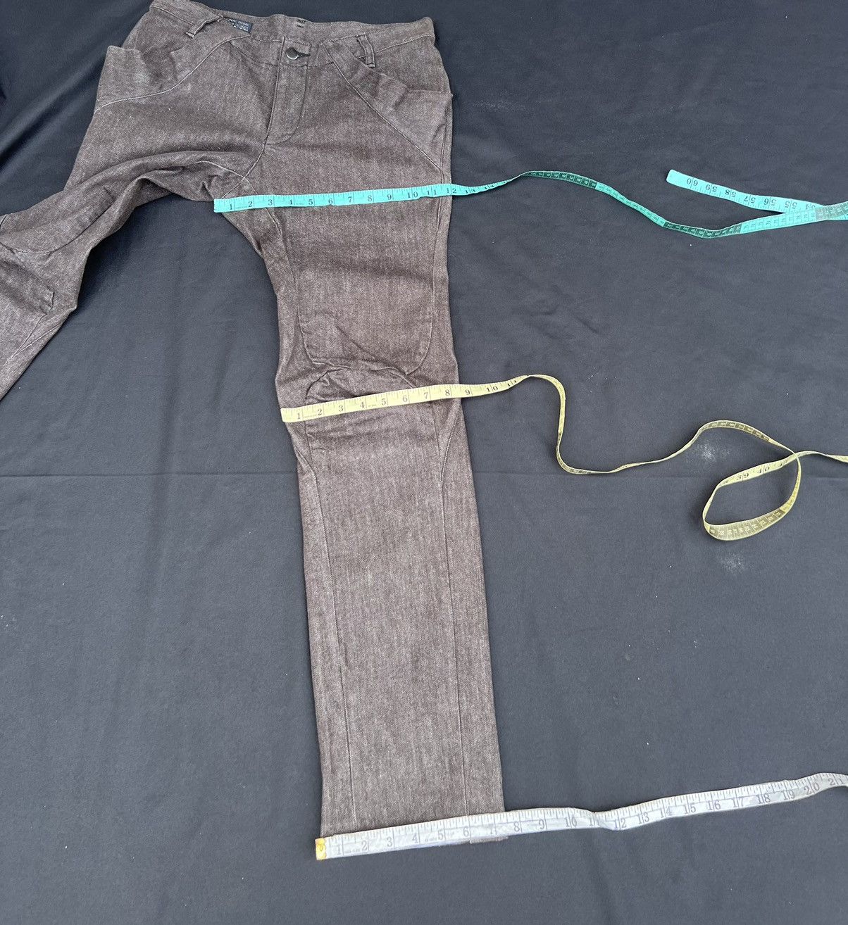 Final Home × Issey Miyake Vintage ISSEY MIYAKE FINAL HOME Stretchable Denim Pant Size US 30 / EU 46 - 18 Thumbnail
