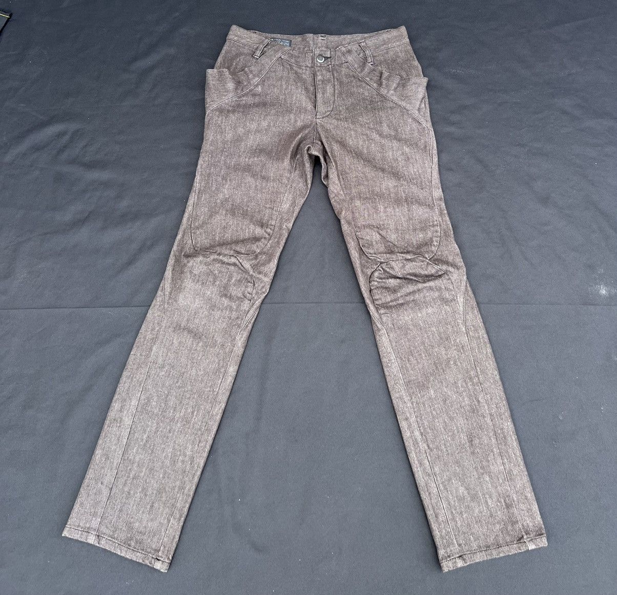 Final Home × Issey Miyake Vintage ISSEY MIYAKE FINAL HOME Stretchable Denim Pant Size US 30 / EU 46 - 16 Thumbnail