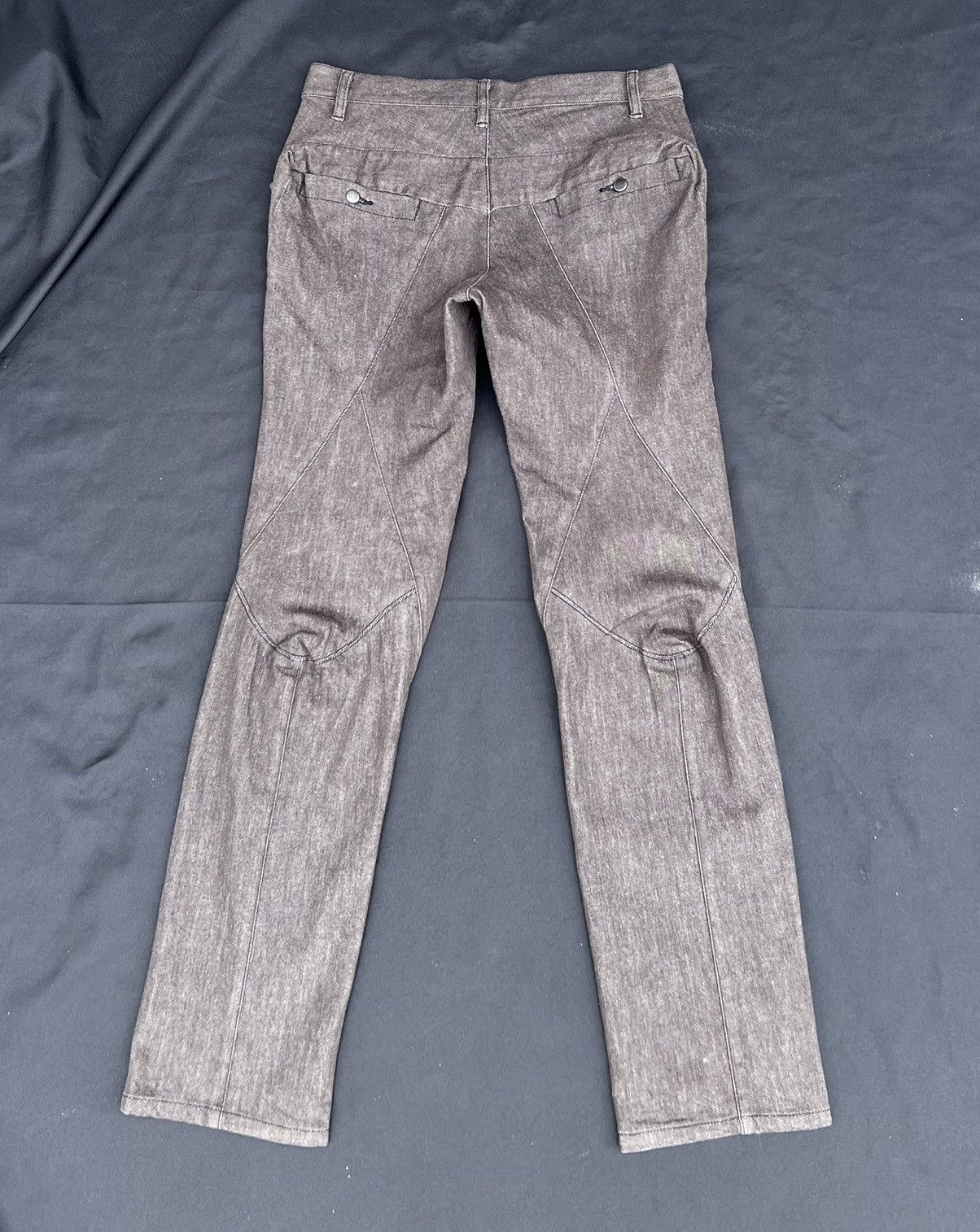 Final Home × Issey Miyake Vintage ISSEY MIYAKE FINAL HOME Stretchable Denim Pant Size US 30 / EU 46 - 20 Thumbnail