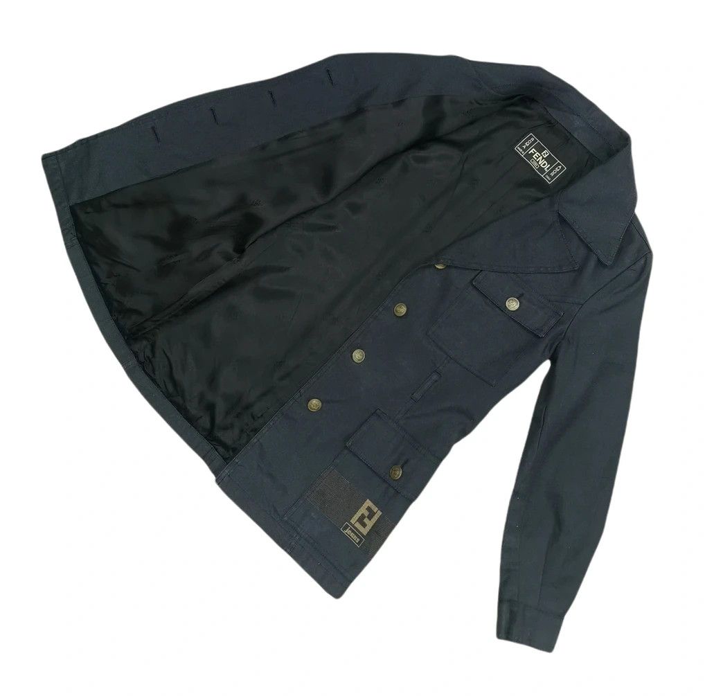 Fendi Fendi Big Logo Multipocket Women Jacket Size XS / US 0-2 / IT 36-38 - 9 Thumbnail