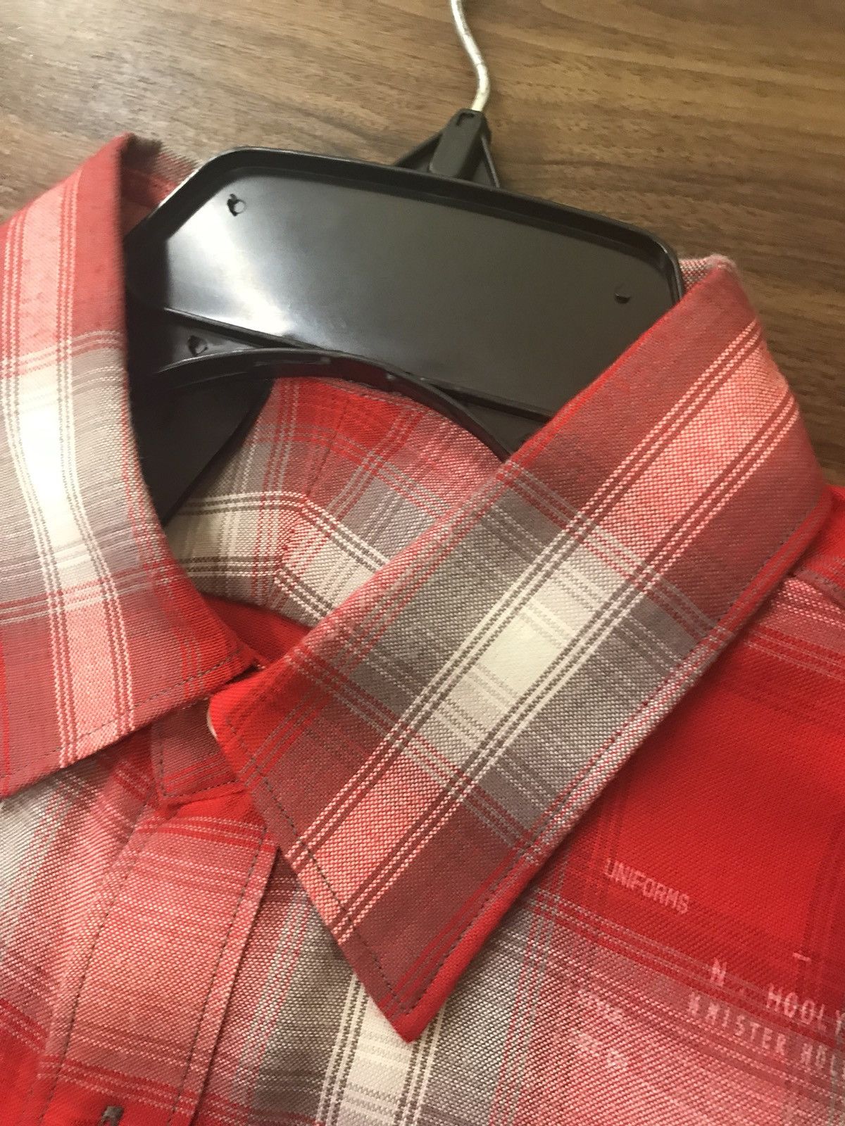N.Hoolywood LS Plaid Red, Grey & White Button Up Size US S / EU 44-46 / 1 - 10 Thumbnail