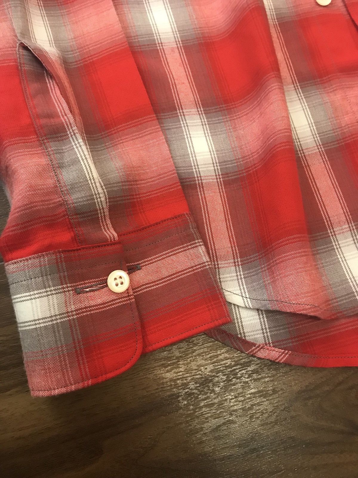 N.Hoolywood LS Plaid Red, Grey & White Button Up Size US S / EU 44-46 / 1 - 2 Thumbnail