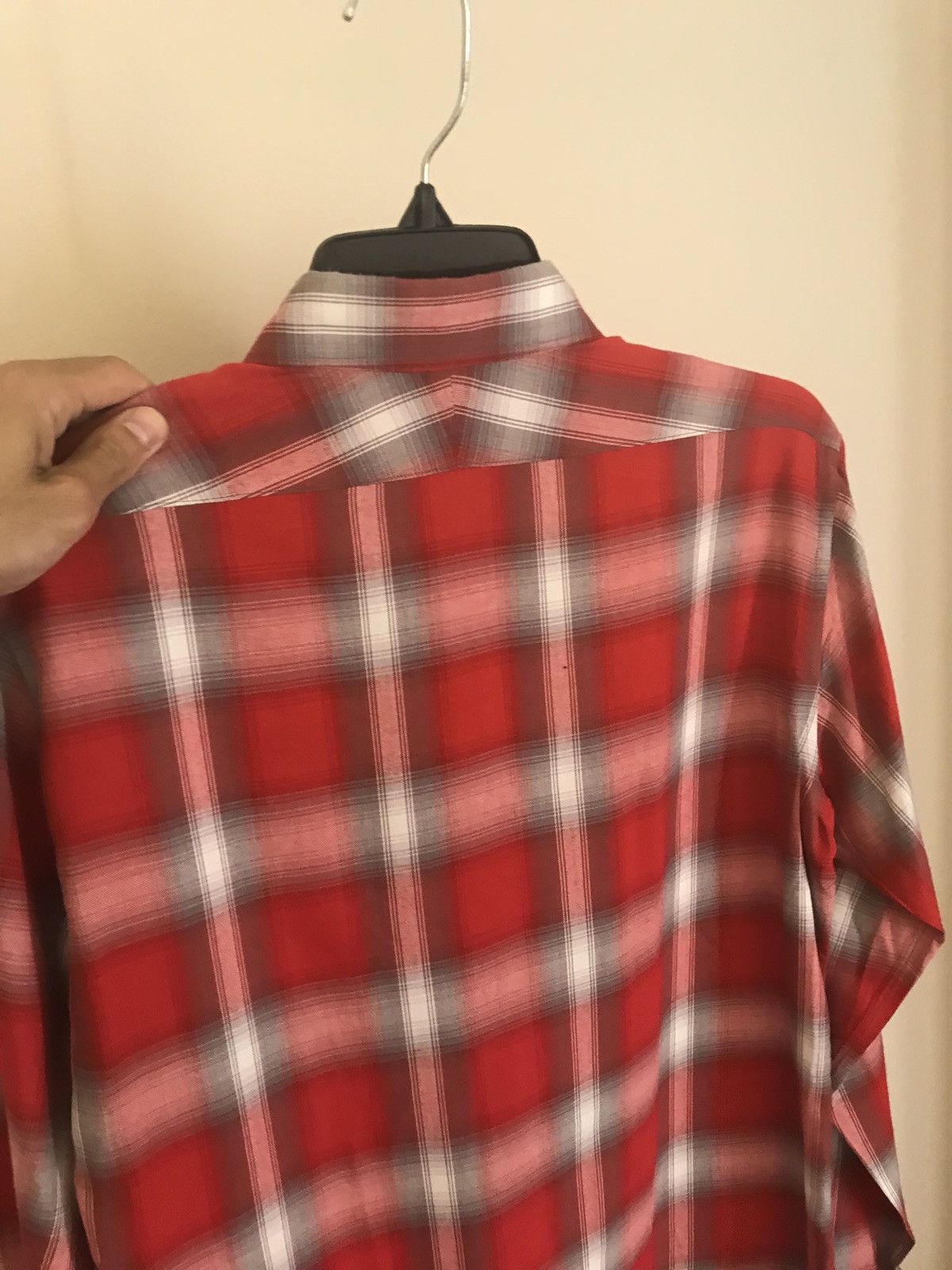 N.Hoolywood LS Plaid Red, Grey & White Button Up Size US S / EU 44-46 / 1 - 12 Thumbnail