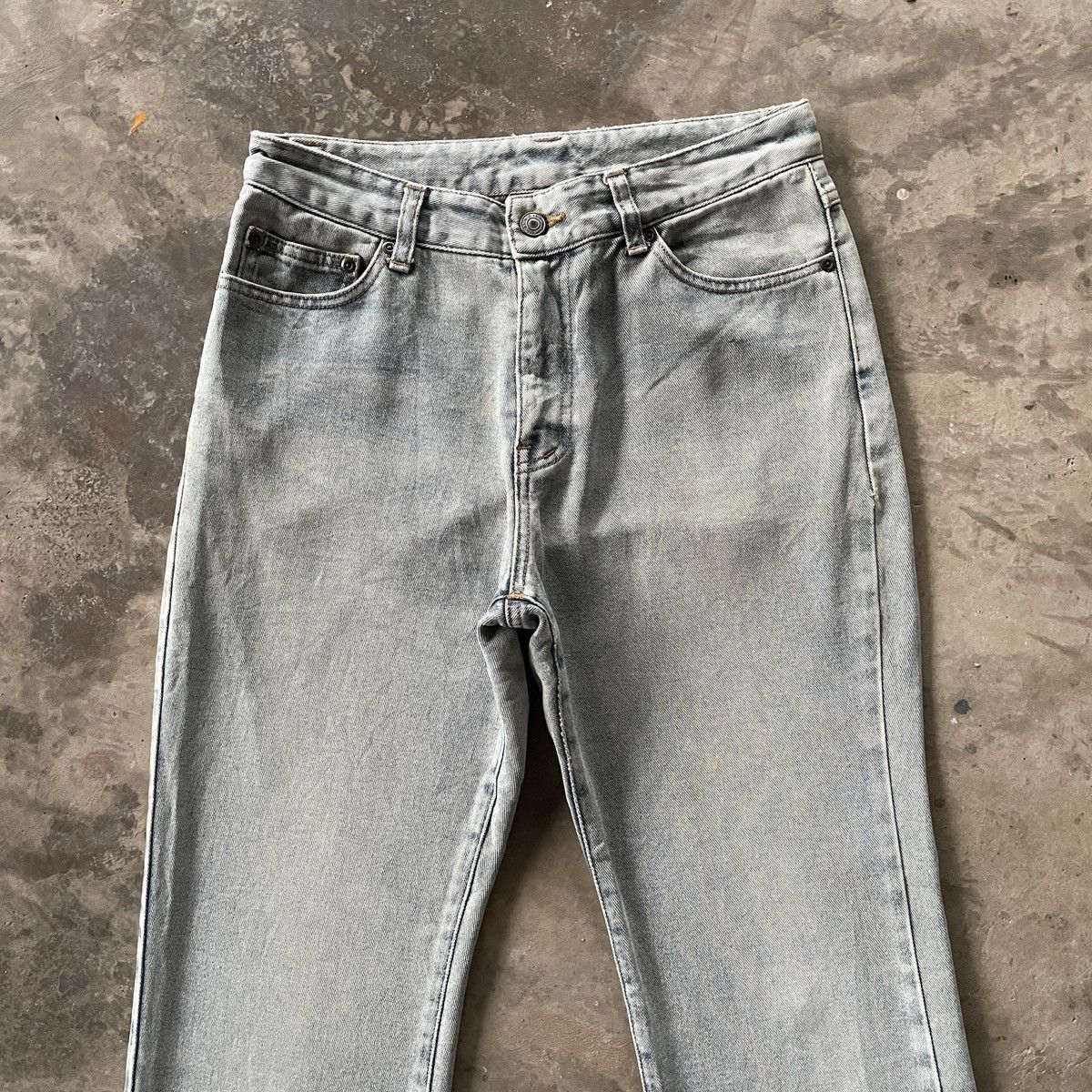 Japanese Brand × Vintage Japanese Vintage Faded Light Wash Denim Jeans Pants W28x28.5 Size US 28 / EU 44 - 2 Thumbnail