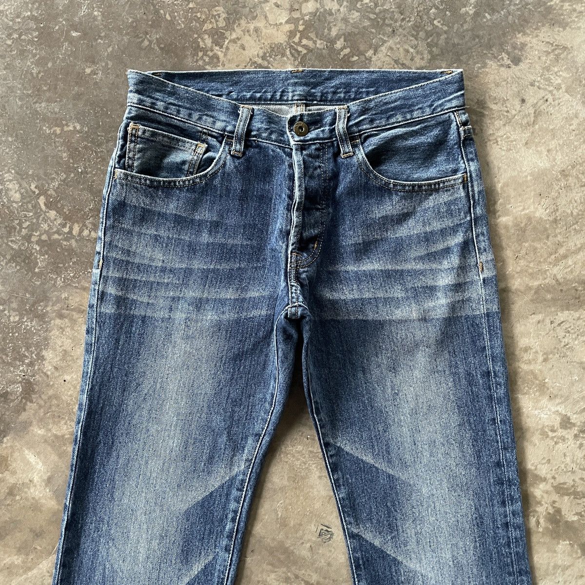 Japanese Brand W29x29.5💥 Vintage BoyCott Faded Denim Jeans Pants JAPAN Size US 29 - 2 Thumbnail