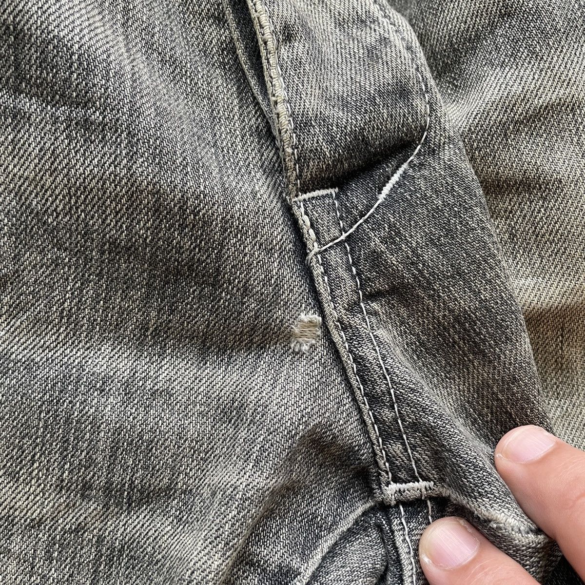 Japanese Brand × Jean × Vintage W29x29💥 Vintage John Bull Distressed Faded Cargo Denim Pants Size US 29 - 10 Thumbnail