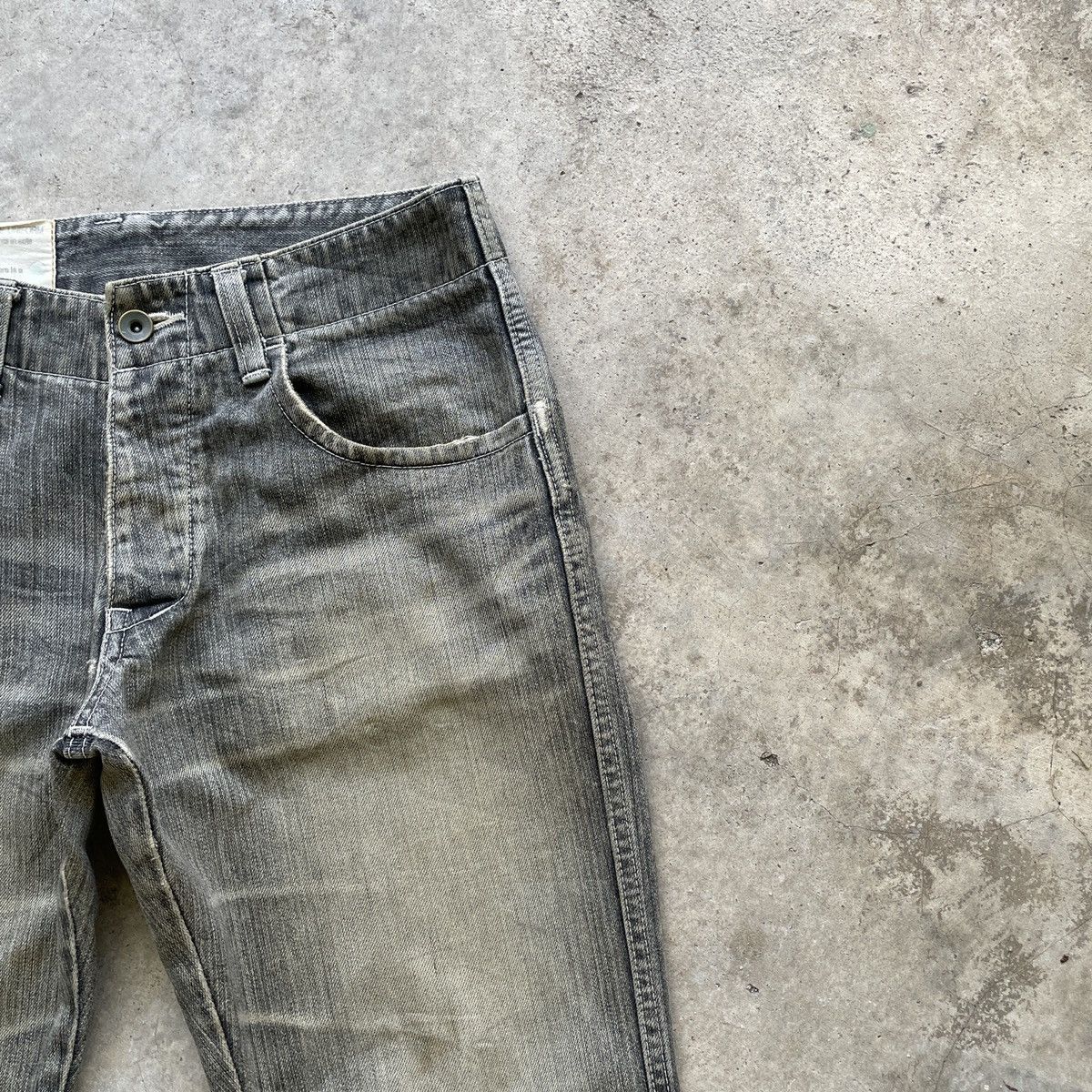 Japanese Brand × Jean × Vintage W29x29💥 Vintage John Bull Distressed Faded Cargo Denim Pants Size US 29 - 5 Thumbnail