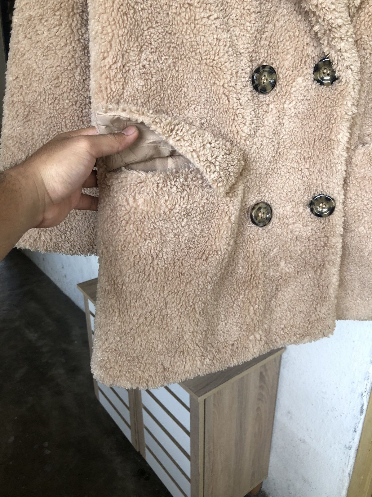 Zara Nice❗️Zara Deep Pile Fleece Winter Jackets Size M / US 6-8 / IT 42-44 - 7 Thumbnail