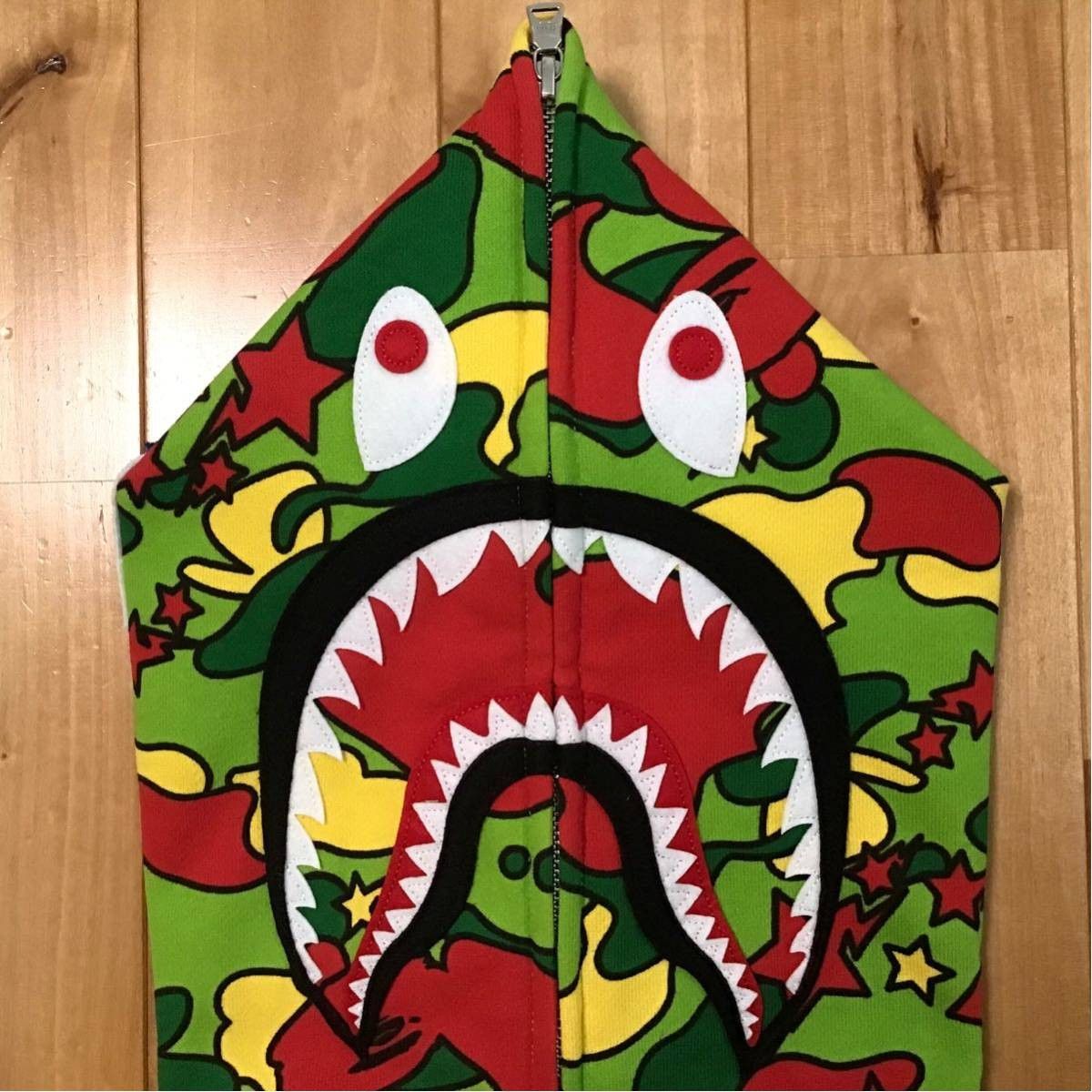 Bape BAPE Psyche camo Shark full zip hoodie Size US S / EU 44-46 / 1 - 2 Thumbnail