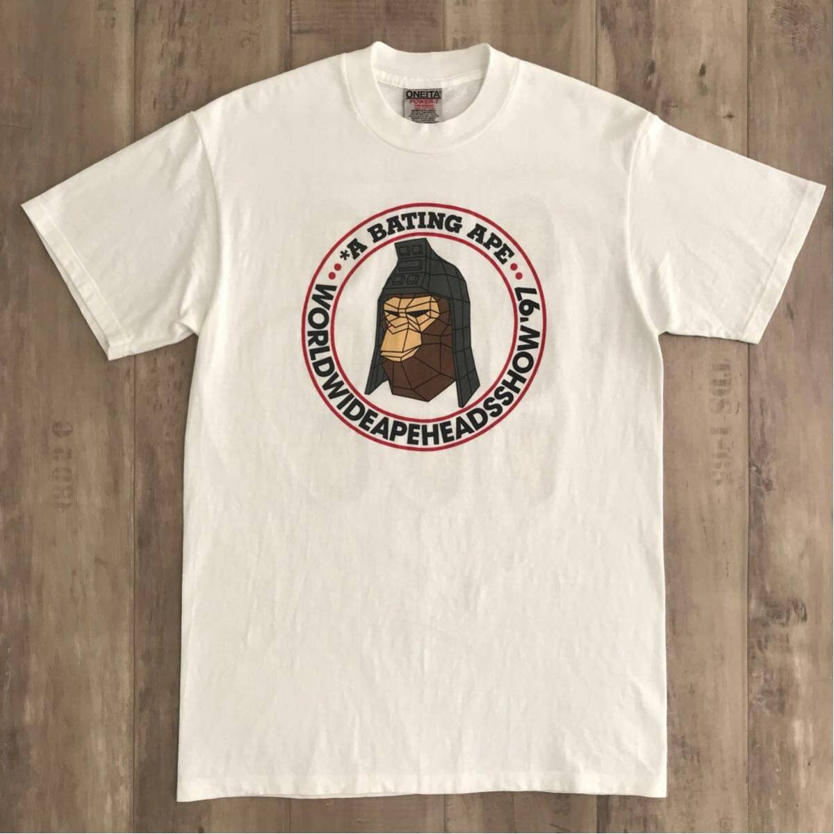 Bape × Vintage rare 1997 a bathing ape worldwide ape head show
