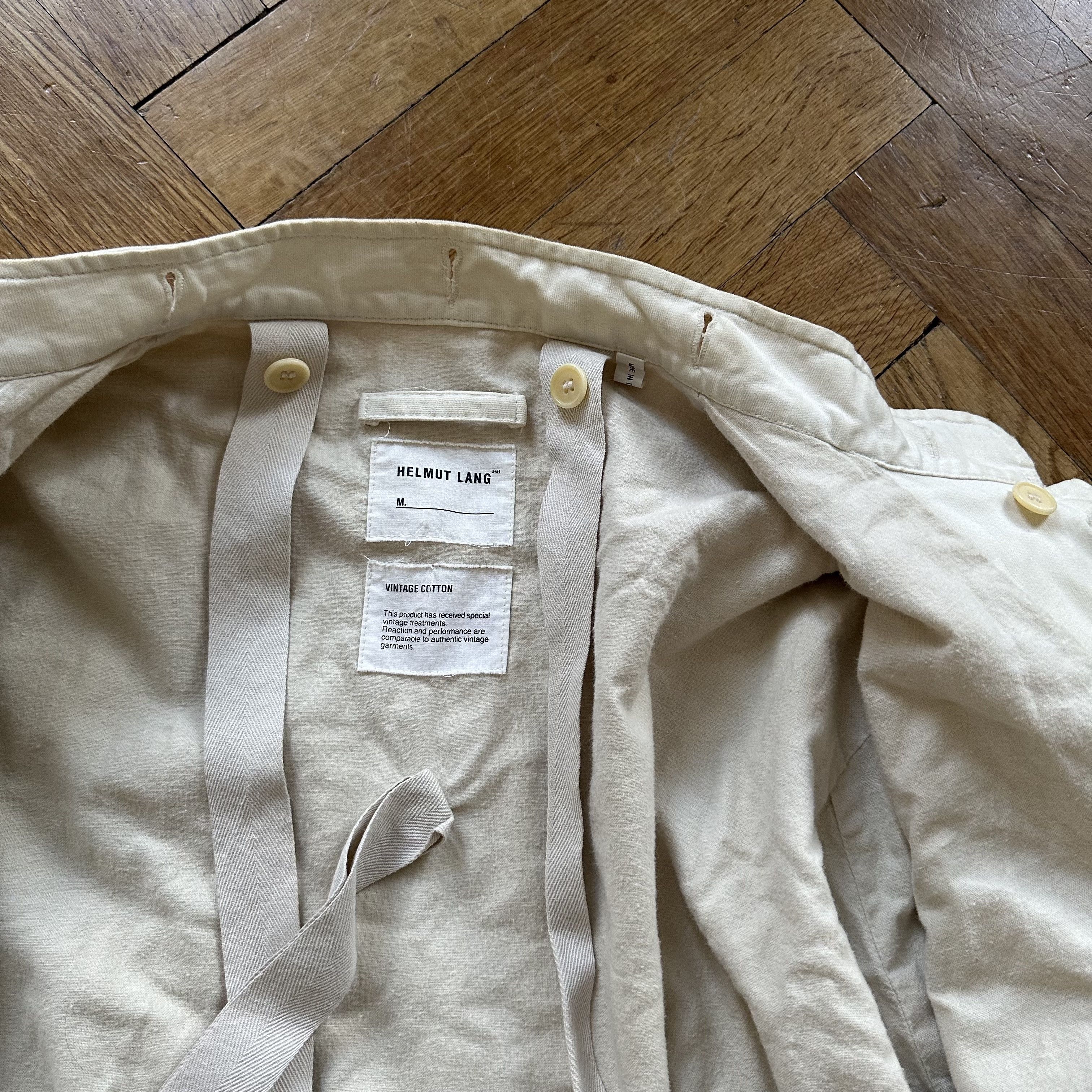 Helmut Lang SS00 White Cargo Bondage Jacket Size US M / EU 48-50 / 2 - 9 Thumbnail