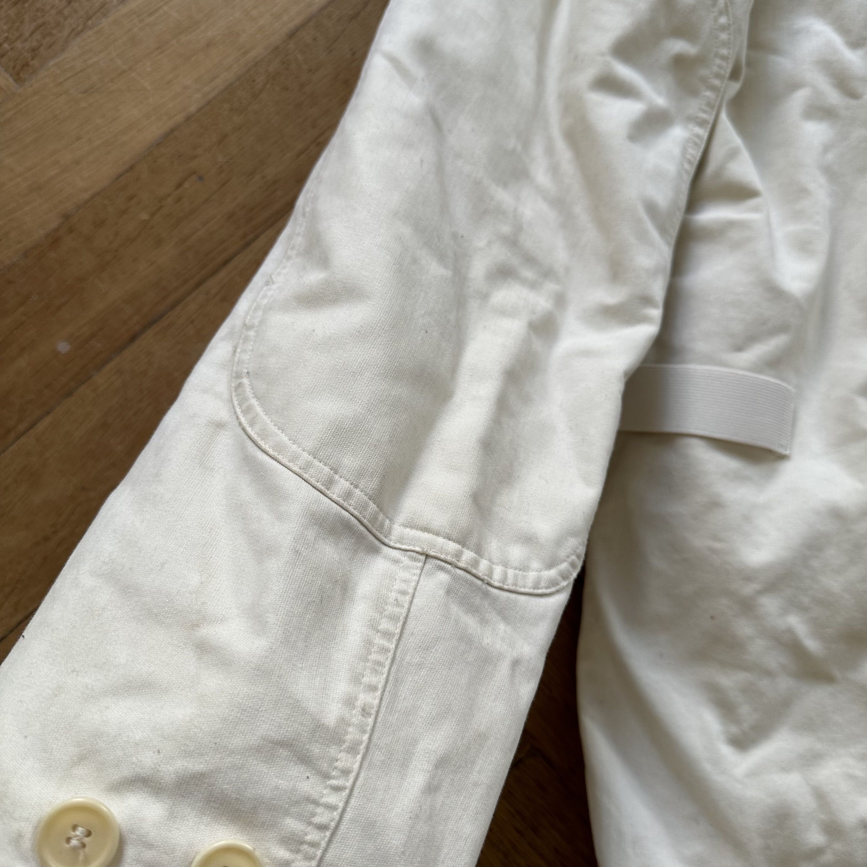 Helmut Lang SS00 White Cargo Bondage Jacket Size US M / EU 48-50 / 2 - 10 Thumbnail