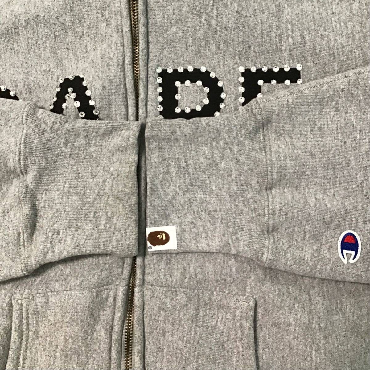 Bape × Champion × Swarovski BAPE × swarovski × CHAMPION Reverse Weave Zip hoodie Size US XL / EU 56 / 4 - 7 Thumbnail