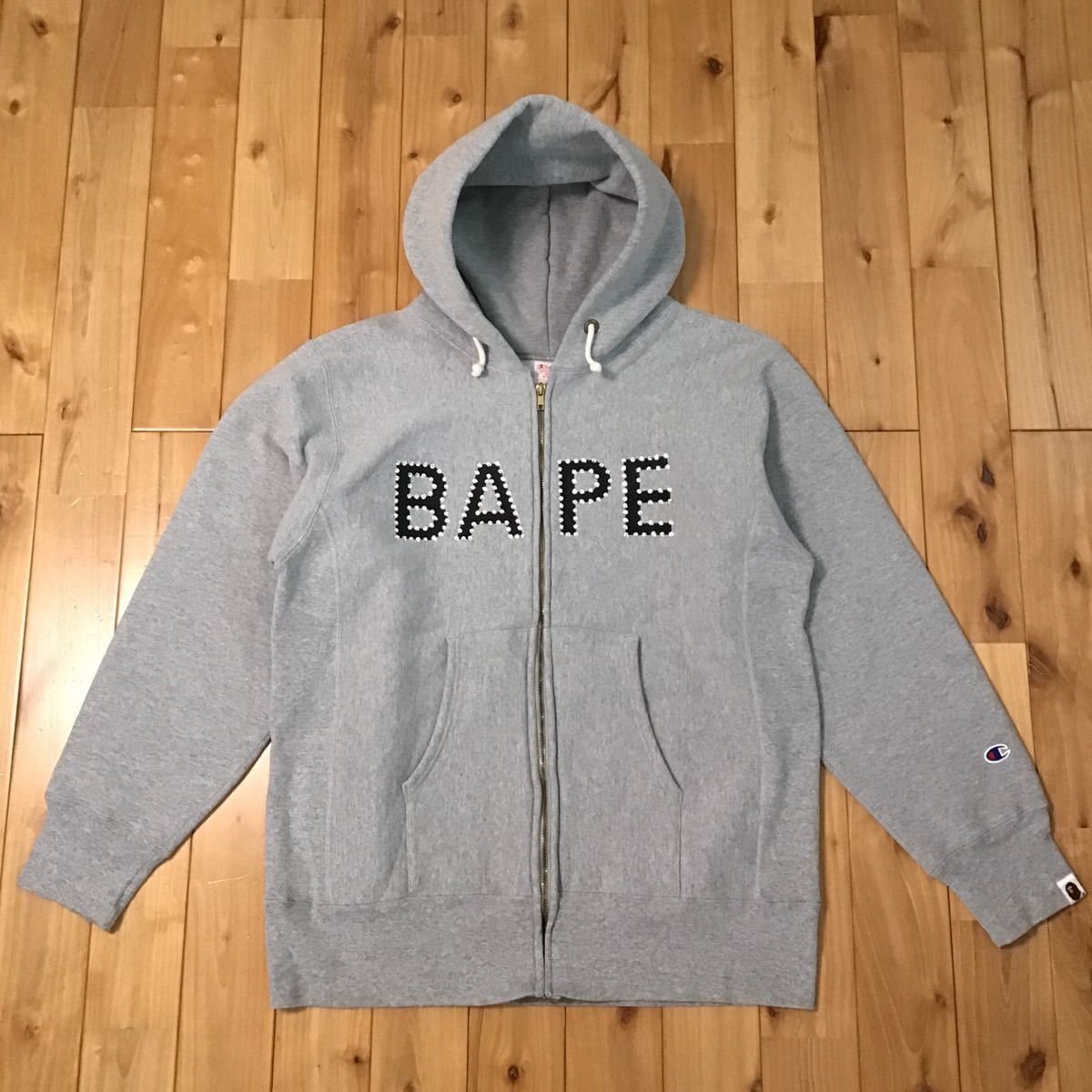 Bape × Champion × Swarovski BAPE × swarovski × CHAMPION Reverse Weave Zip hoodie Size US XL / EU 56 / 4 - 2 Thumbnail