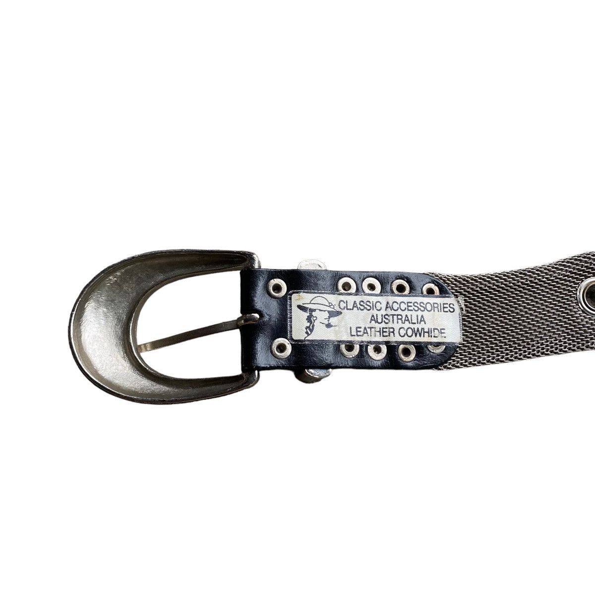 Vintage Australia Leather Cowhide Belt Size ONE SIZE - 5 Thumbnail