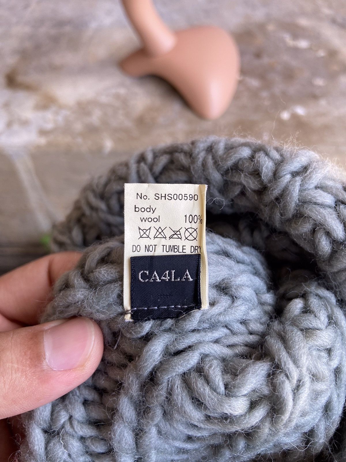 CA4LA Ca4la Kashira Knitted Beanie Hat Size ONE SIZE - 6 Thumbnail