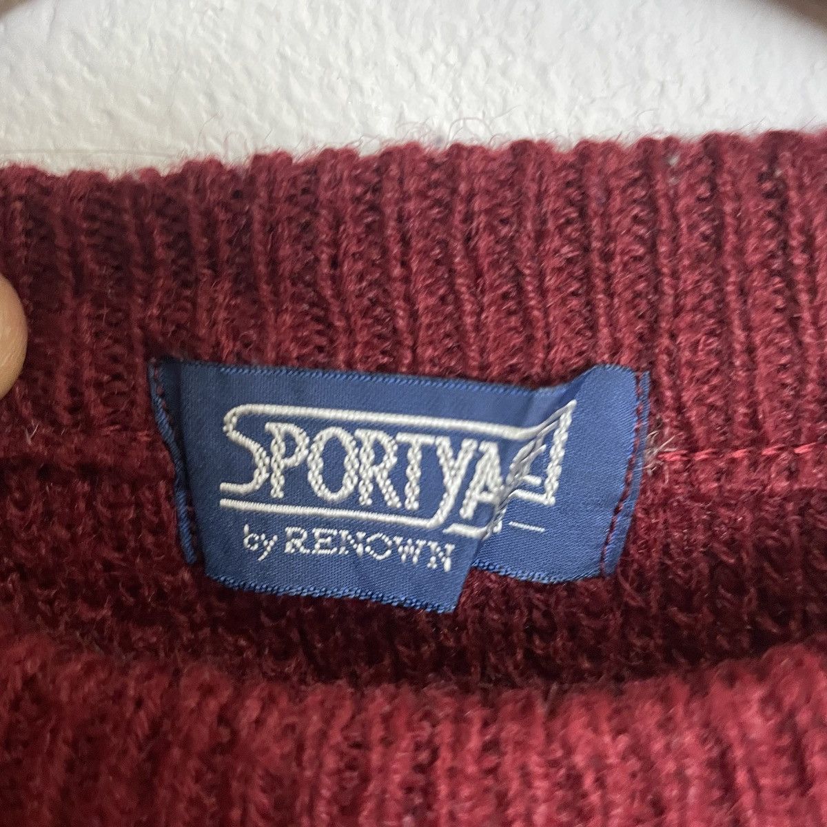 Aran Isles Knitwear × Homespun Knitwear × RENOWN Vintage Renown Drawstring Honeycomb Knitwear Jumper Size US M / EU 48-50 / 2 - 5 Thumbnail