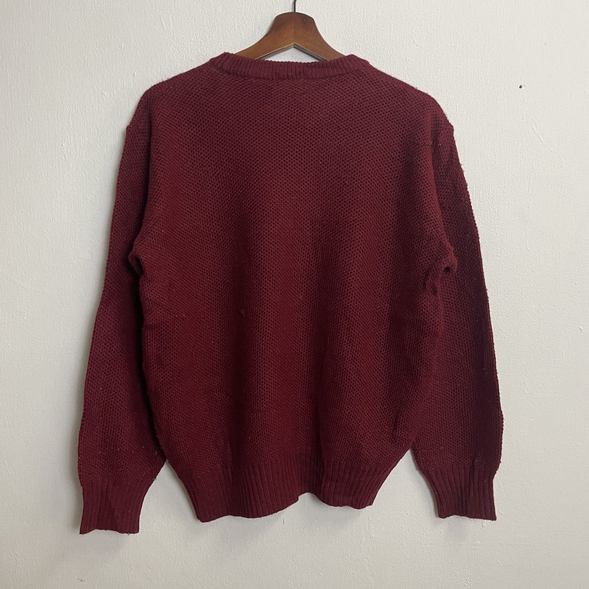 Aran Isles Knitwear × Homespun Knitwear × RENOWN Vintage Renown Drawstring Honeycomb Knitwear Jumper Size US M / EU 48-50 / 2 - 7 Thumbnail