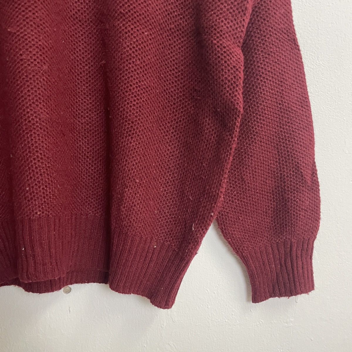 Aran Isles Knitwear × Homespun Knitwear × RENOWN Vintage Renown Drawstring Honeycomb Knitwear Jumper Size US M / EU 48-50 / 2 - 3 Thumbnail