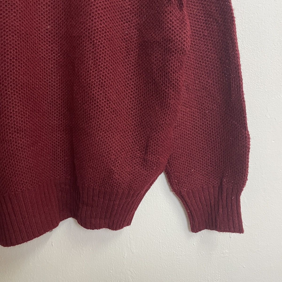 Aran Isles Knitwear × Homespun Knitwear × RENOWN Vintage Renown Drawstring Honeycomb Knitwear Jumper Size US M / EU 48-50 / 2 - 9 Thumbnail