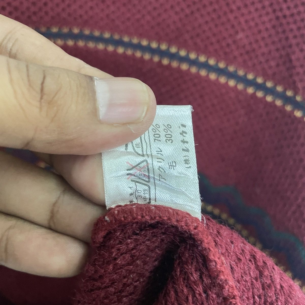 Aran Isles Knitwear × Homespun Knitwear × RENOWN Vintage Renown Drawstring Honeycomb Knitwear Jumper Size US M / EU 48-50 / 2 - 6 Thumbnail