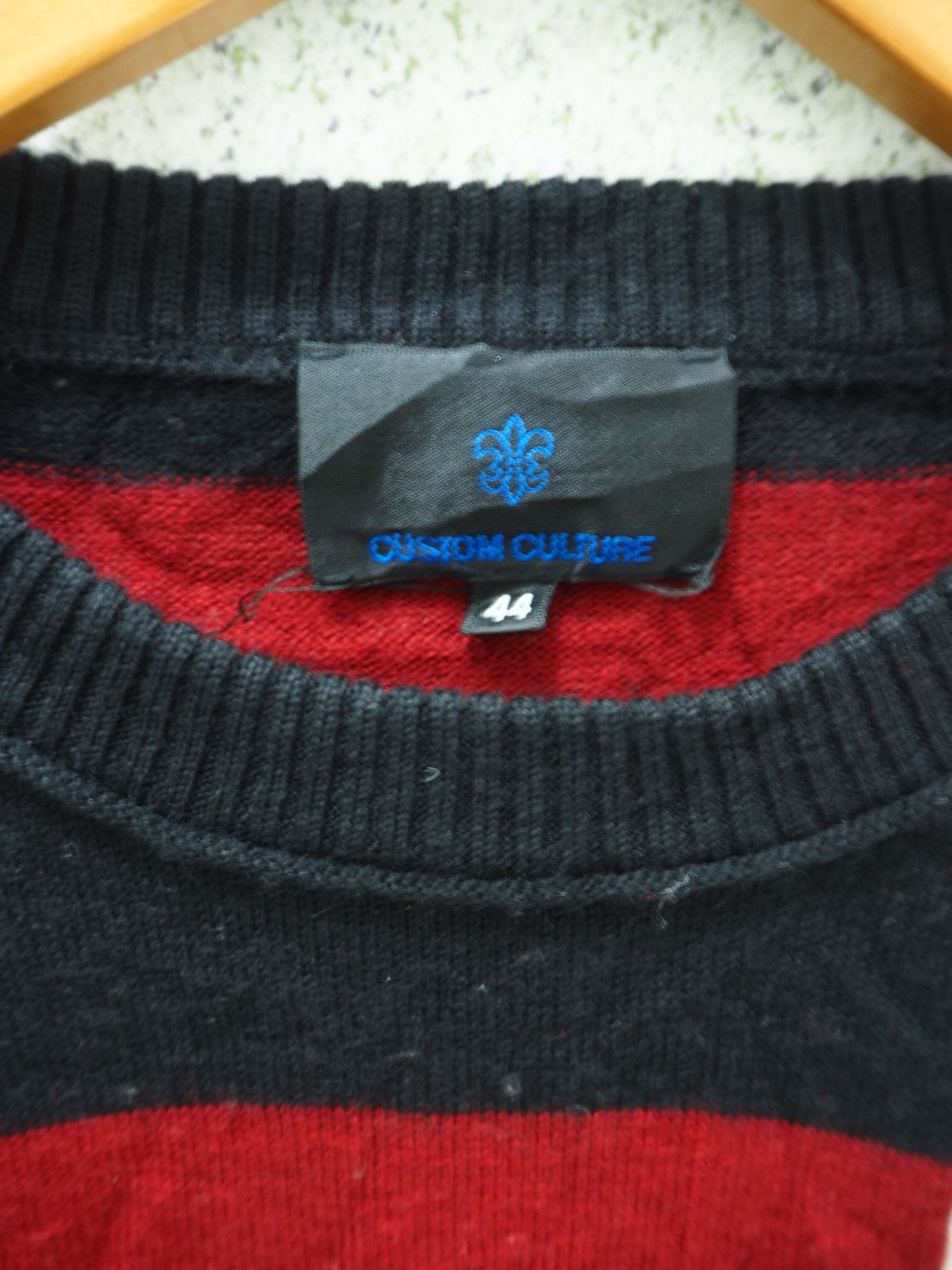 Japanese Brand Custom Culture Striped Knit Sweater Size US S / EU 44-46 / 1 - 3 Thumbnail