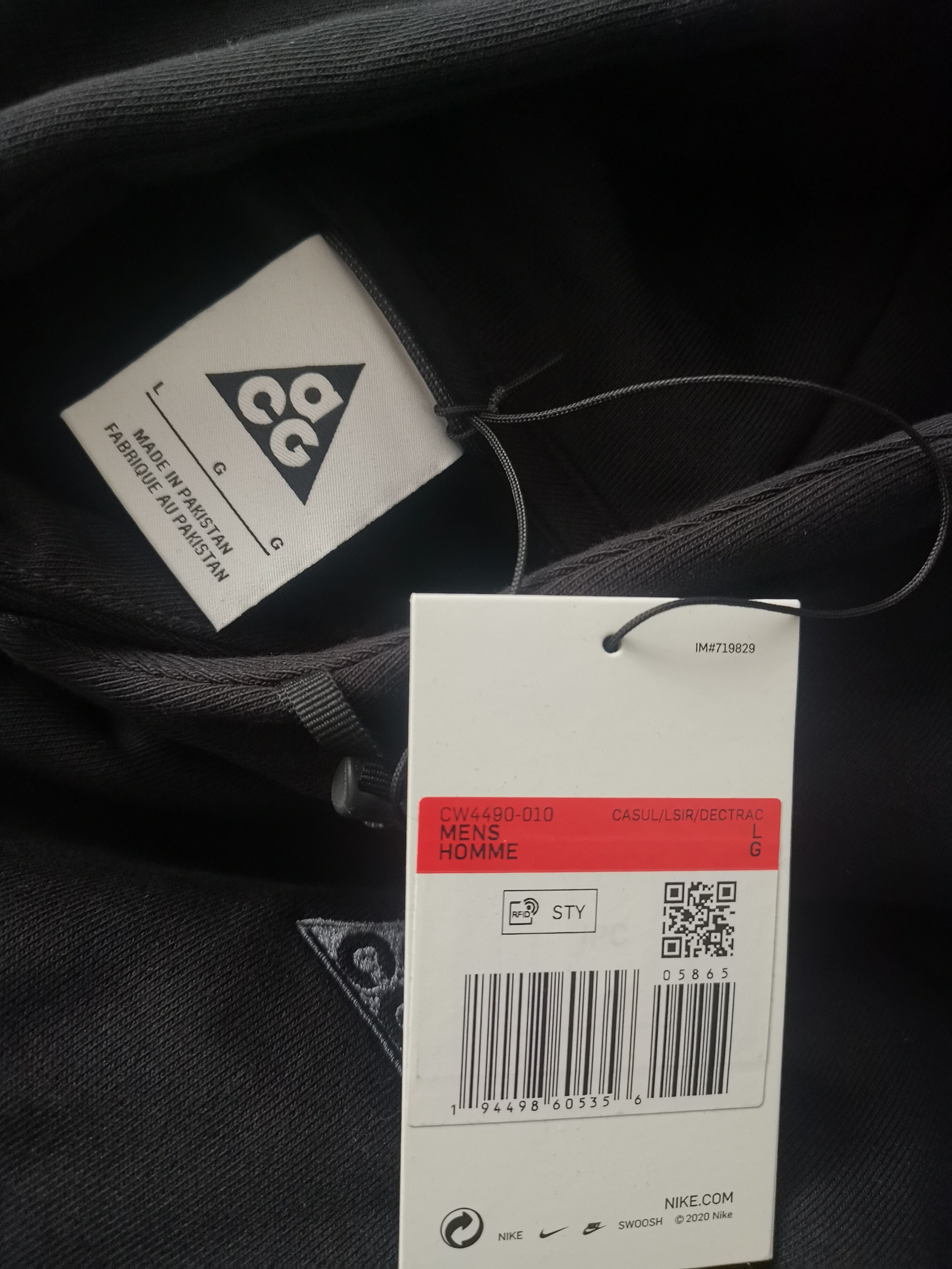 Nike × Nike ACG Nike ACG Black logo hoodie Large Size US L / EU 52-54 / 3 - 7 Thumbnail