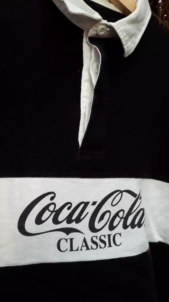 Coca Cola × Vintage Y2K Coca Cola LS Polo Shirt Size US M / EU 48-50 / 2 - 2 Thumbnail