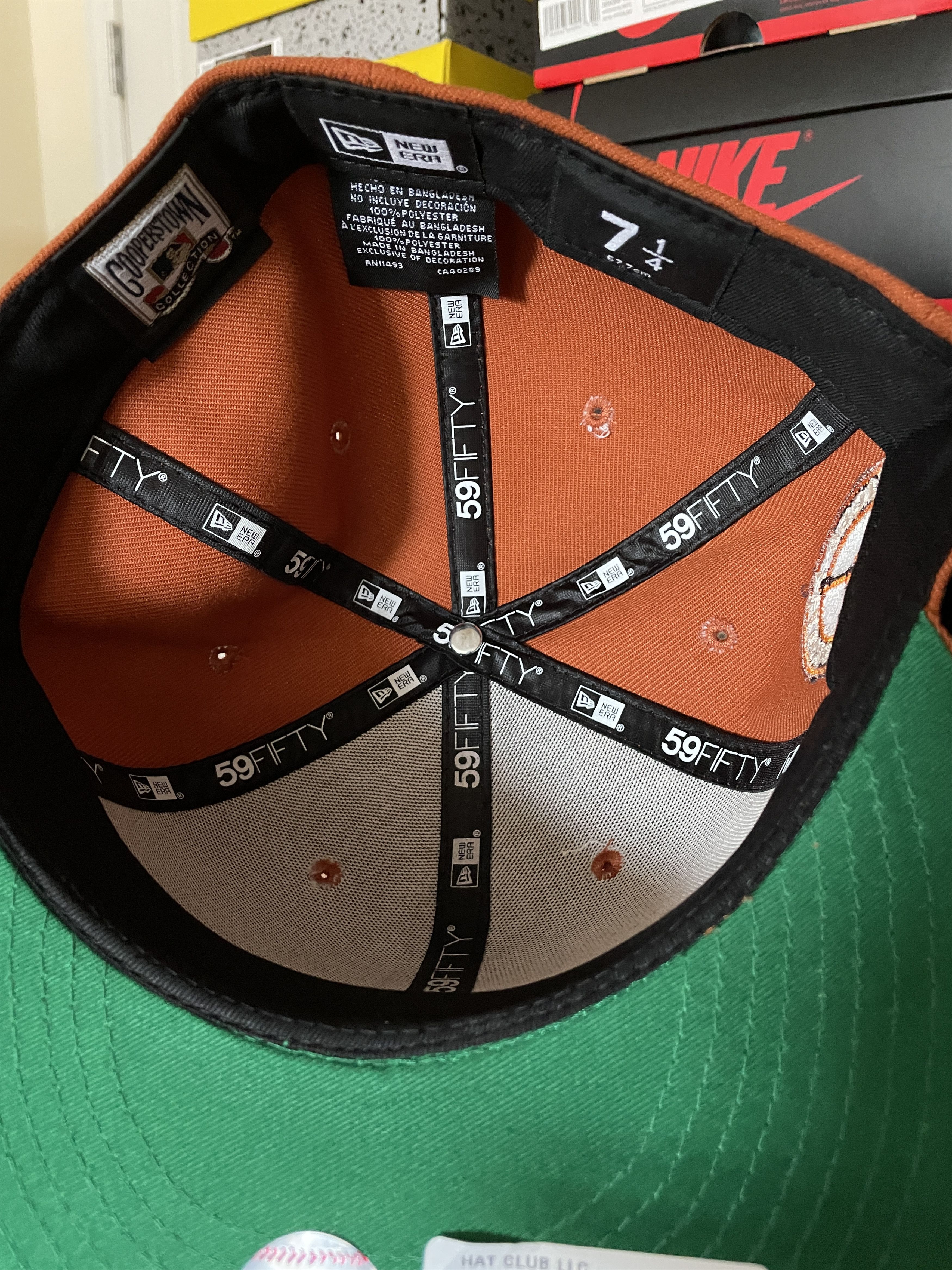 Hat Club × MLB × New Era 7 1/4 Hatclub Campfire Detroit Tigers Orange Green Swinging Size ONE SIZE - 6 Thumbnail