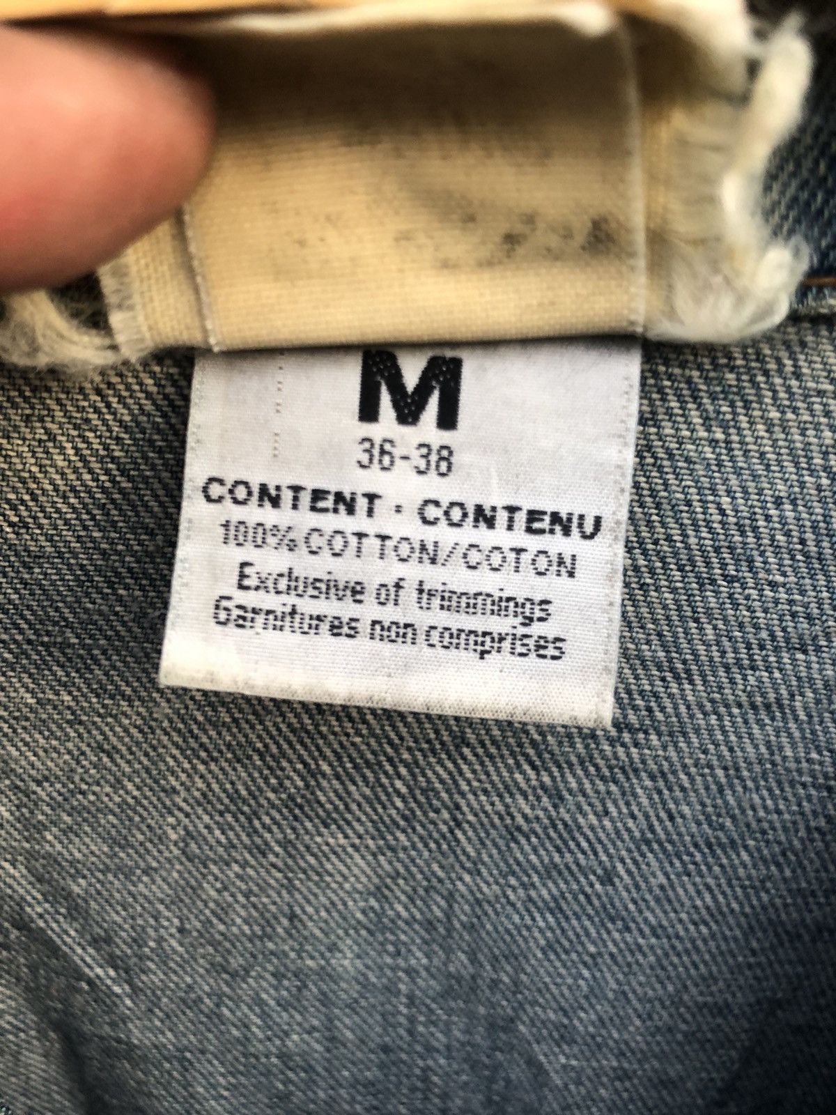 Japanese Brand × Vintage Content- Contenu denim jacket Size US M / EU 48-50 / 2 - 6 Thumbnail