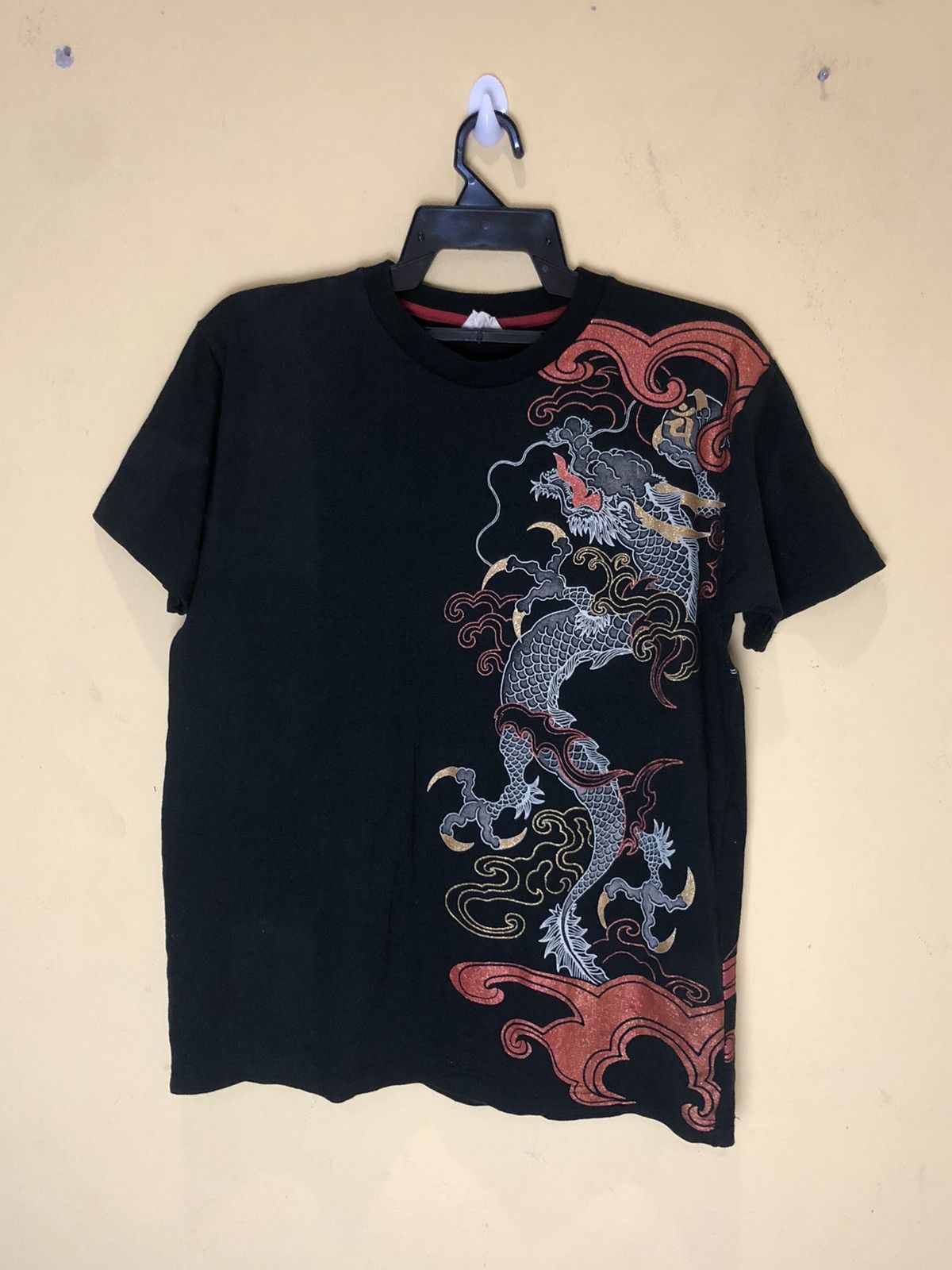 Gangster Doodles × Japanese Brand Strange Heaven Overprint Dragon tees Size US L / EU 52-54 / 3 - 6 Thumbnail
