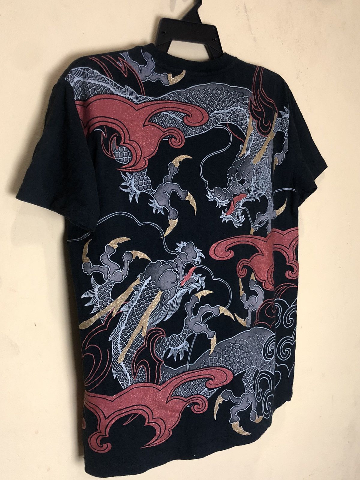 Gangster Doodles × Japanese Brand Strange Heaven Overprint Dragon tees Size US L / EU 52-54 / 3 - 5 Thumbnail