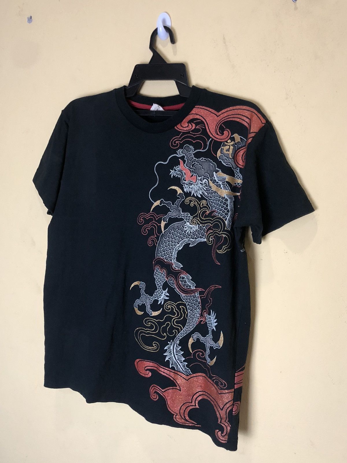 Gangster Doodles × Japanese Brand Strange Heaven Overprint Dragon tees Size US L / EU 52-54 / 3 - 7 Thumbnail