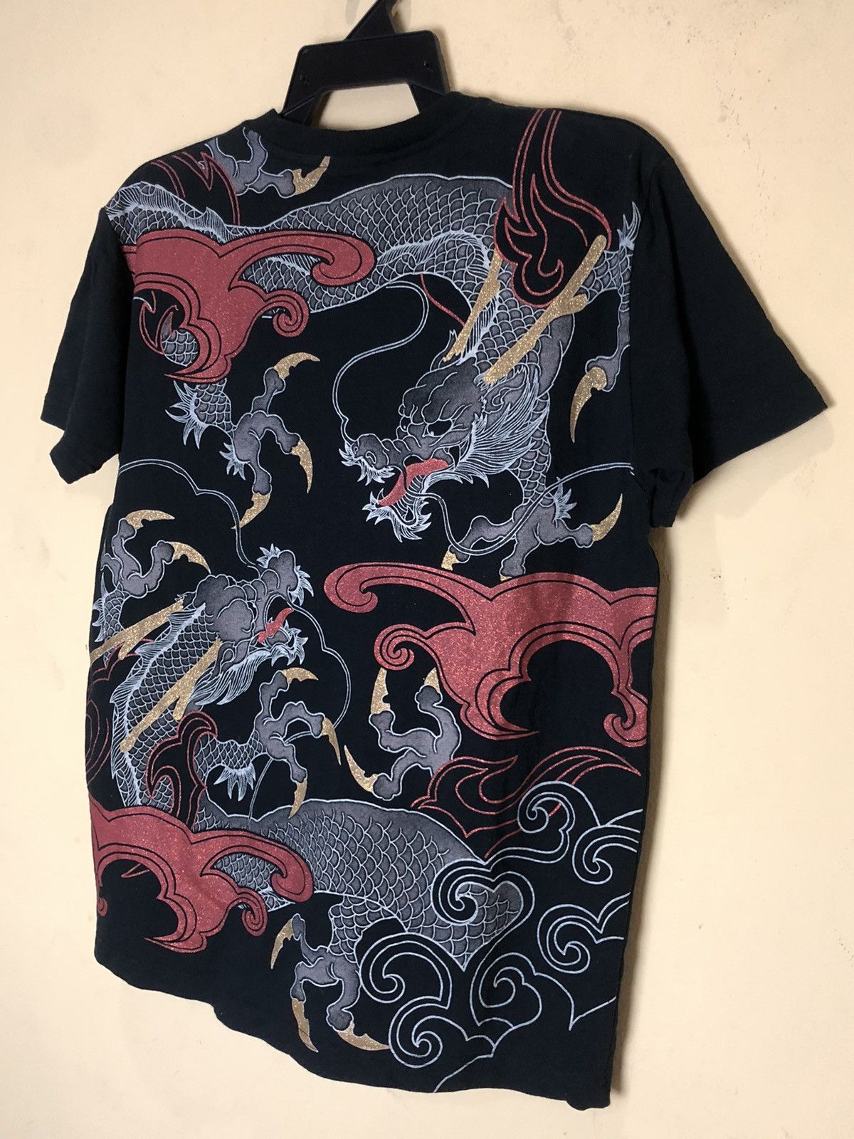 Gangster Doodles × Japanese Brand Strange Heaven Overprint Dragon tees Size US L / EU 52-54 / 3 - 4 Thumbnail