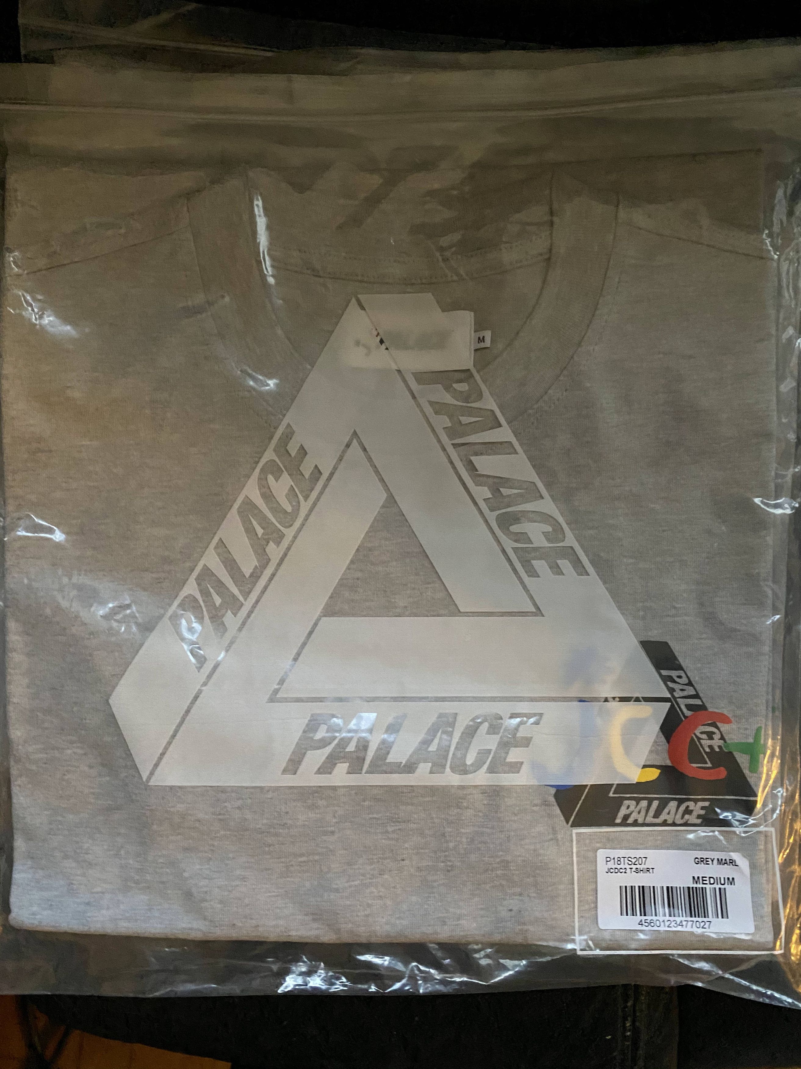 Palace JCDC2 Tee Grey Marl Medium