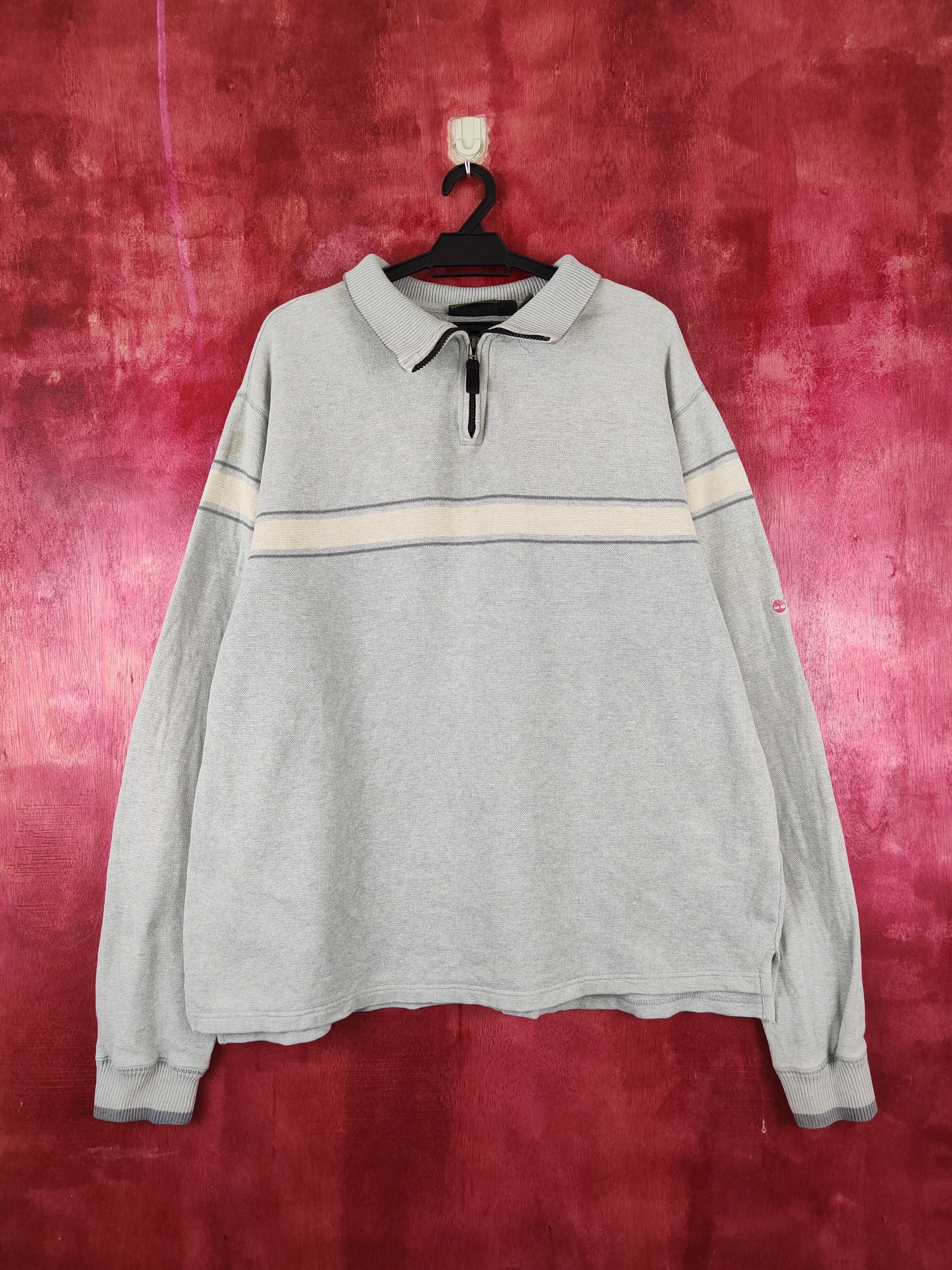 Timberland Timberland Pale Blue vintage sweatshirt #S703 Size US XL / EU 56 / 4 - 1 Thumbnail