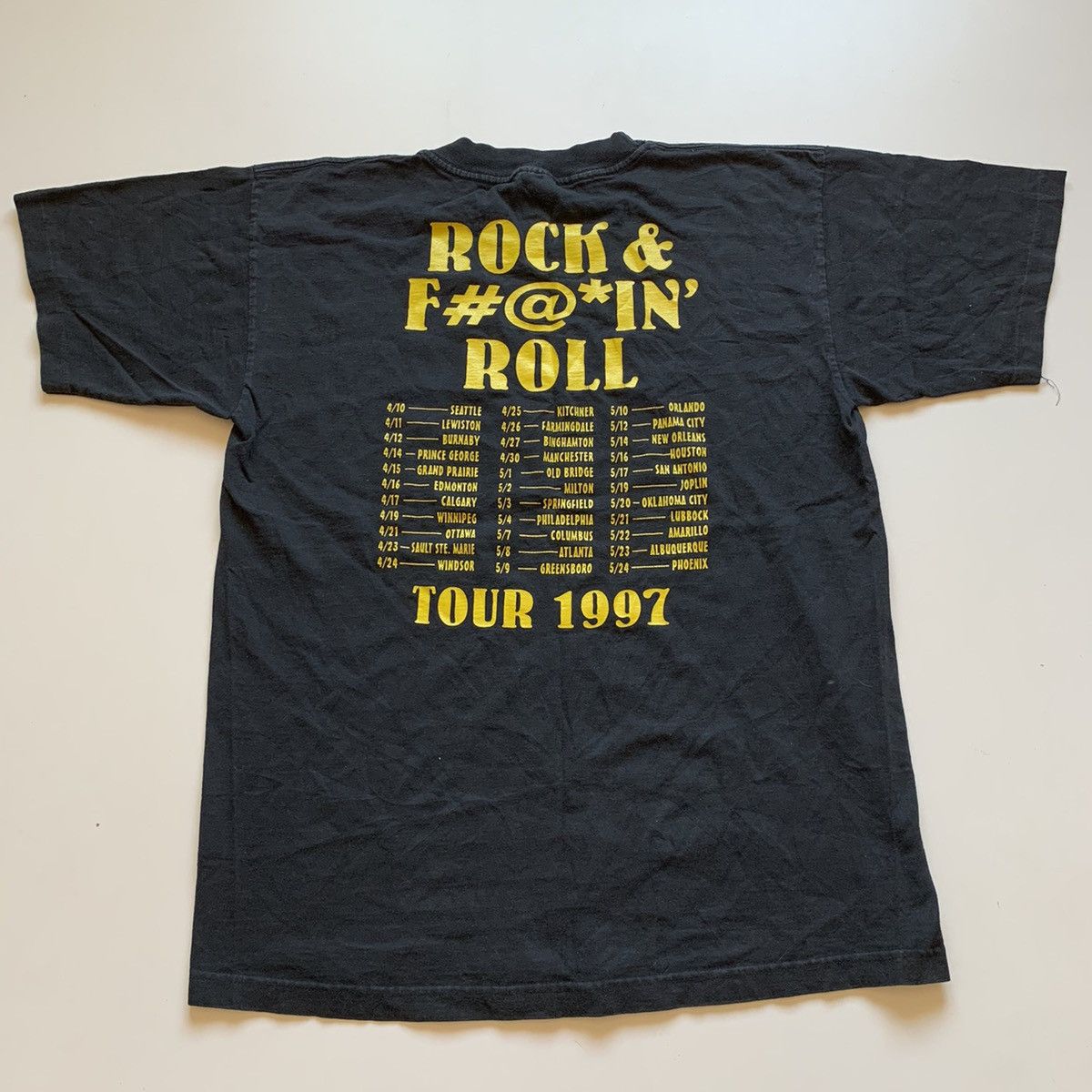 Band Tees Vintage Warrant Rock N F#@*in' Roll Tour 1997 Band T Shirt Size US L / EU 52-54 / 3 - 3 Thumbnail