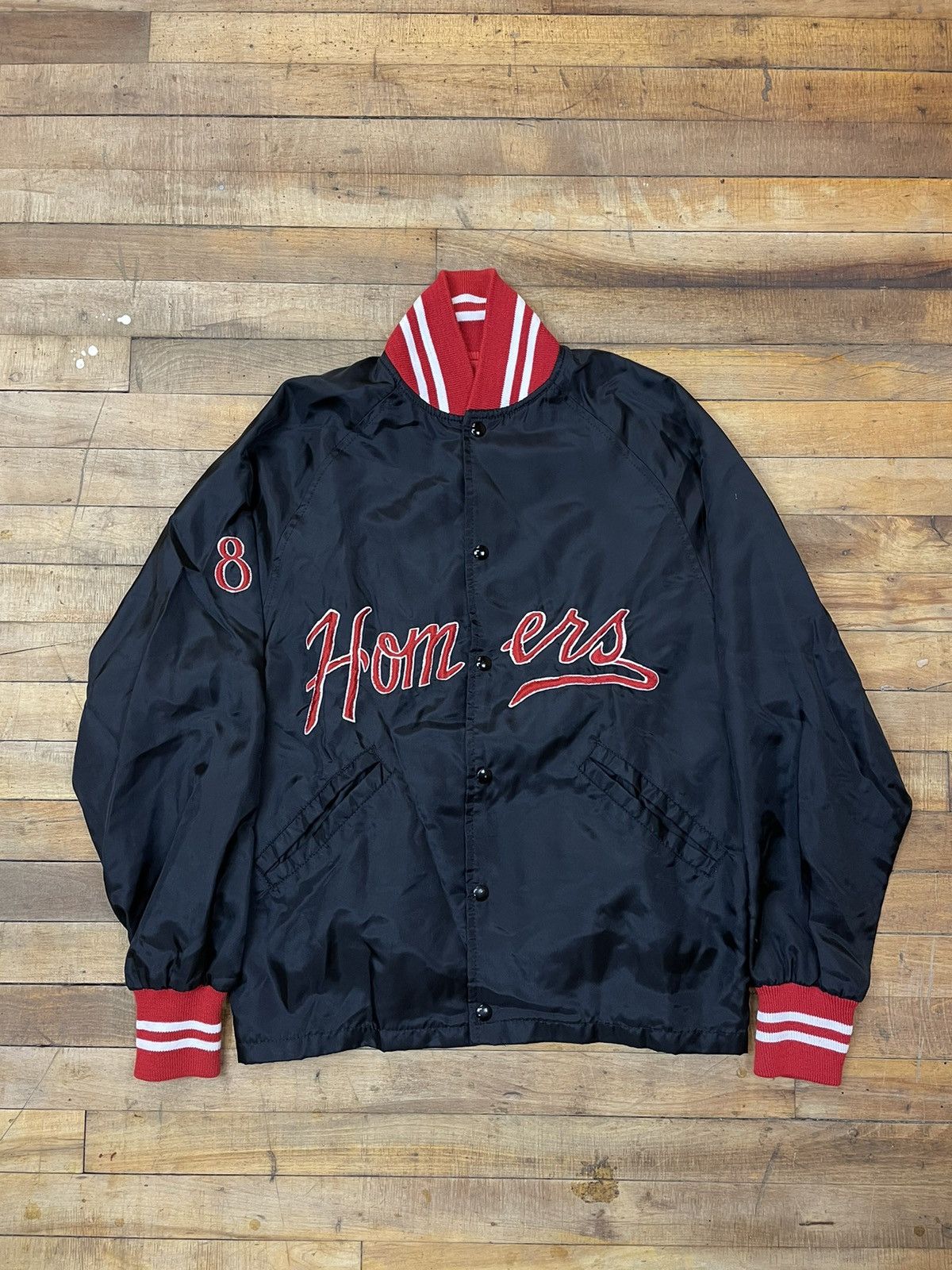 VTG 1970’s Homers Satin Varsity Bomber Jacket