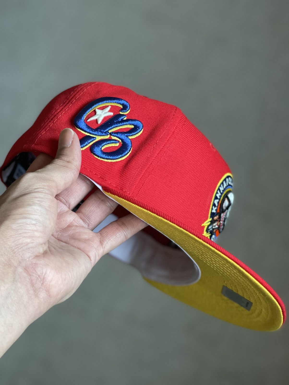 MLB MyFitteds “Hebrew National" Kannapolis Intimidators 7 1/8 Size ONE SIZE - 4 Thumbnail