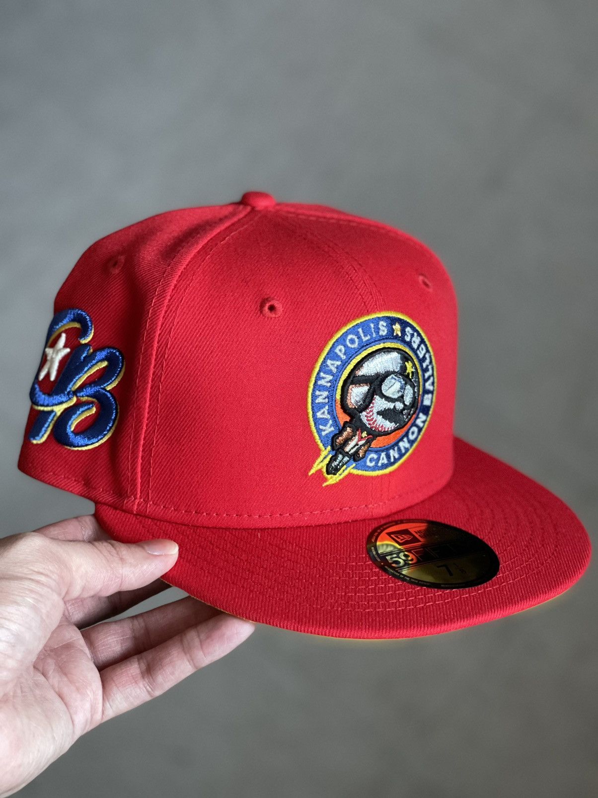 MLB MyFitteds “Hebrew National" Kannapolis Intimidators 7 1/8 Size ONE SIZE - 2 Thumbnail