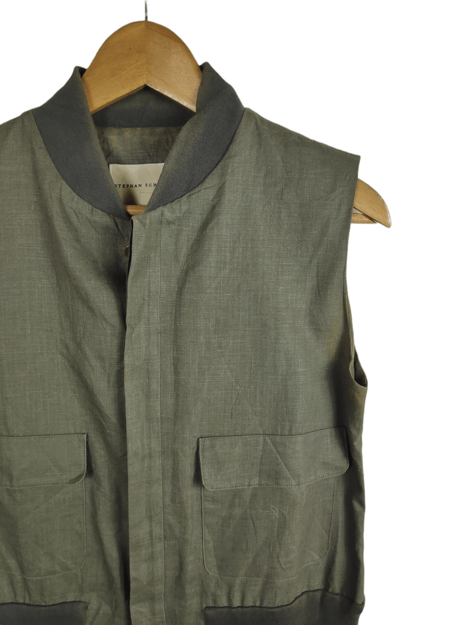 Stephan Schneider Vintage Designer Stephan Schneider Linen Dress Jacket Size US L / EU 52-54 / 3 - 2 Thumbnail