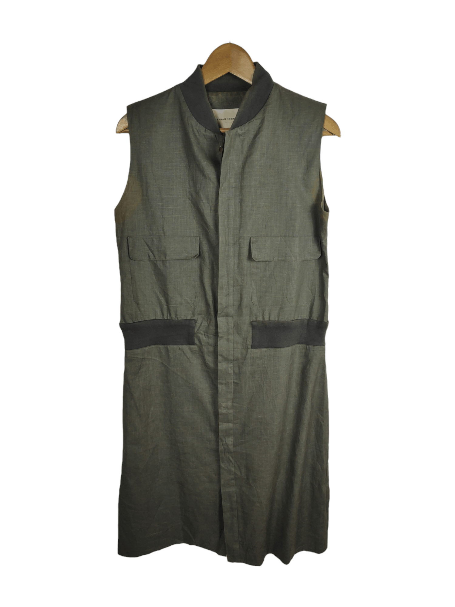 Stephan Schneider Vintage Designer Stephan Schneider Linen Dress Jacket Size US L / EU 52-54 / 3 - 1 Thumbnail