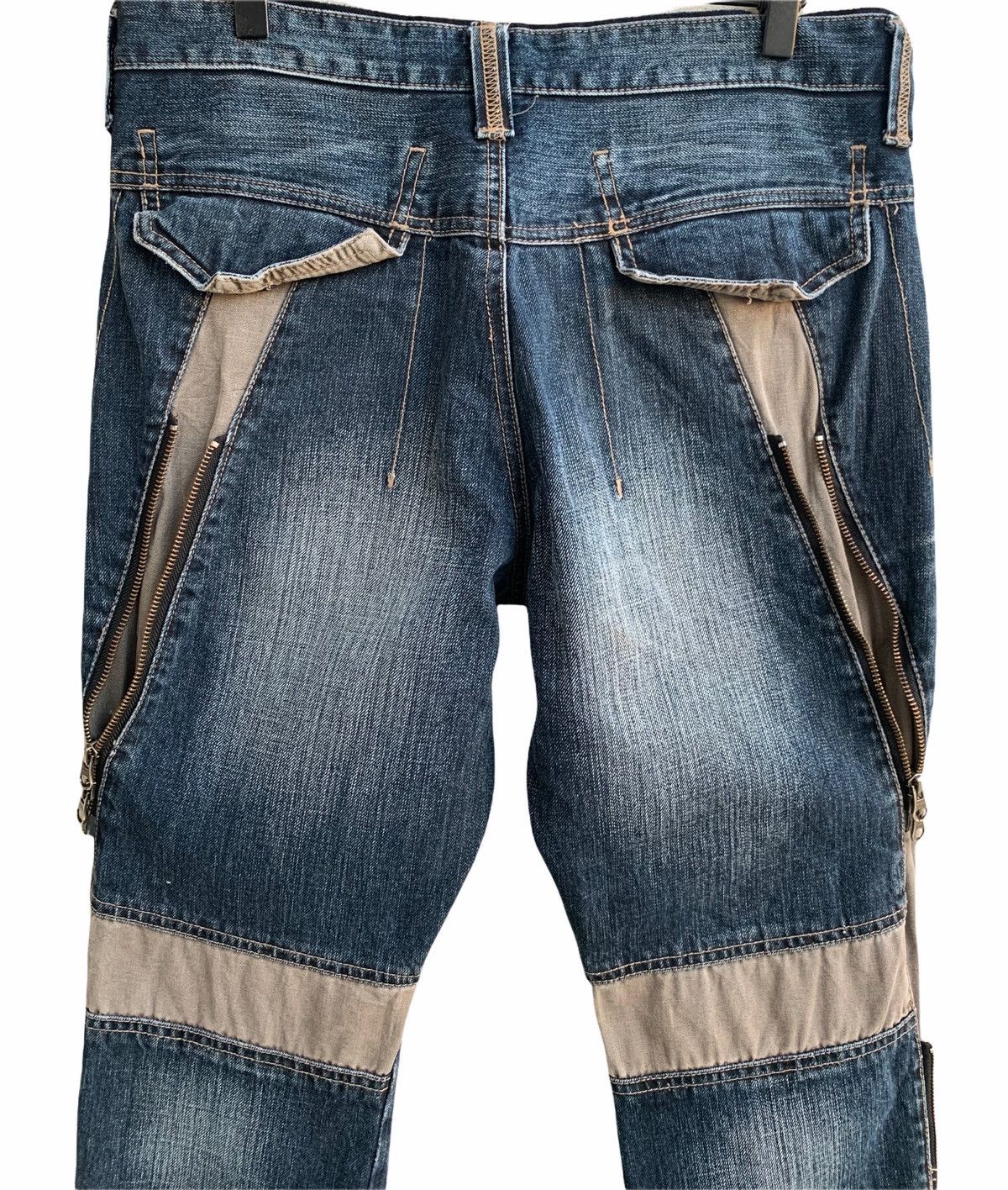 PPFM Japanese Brand PPFM Denim Zipper Parachute Multi Tactica Size US 32 / EU 48 - 6 Thumbnail