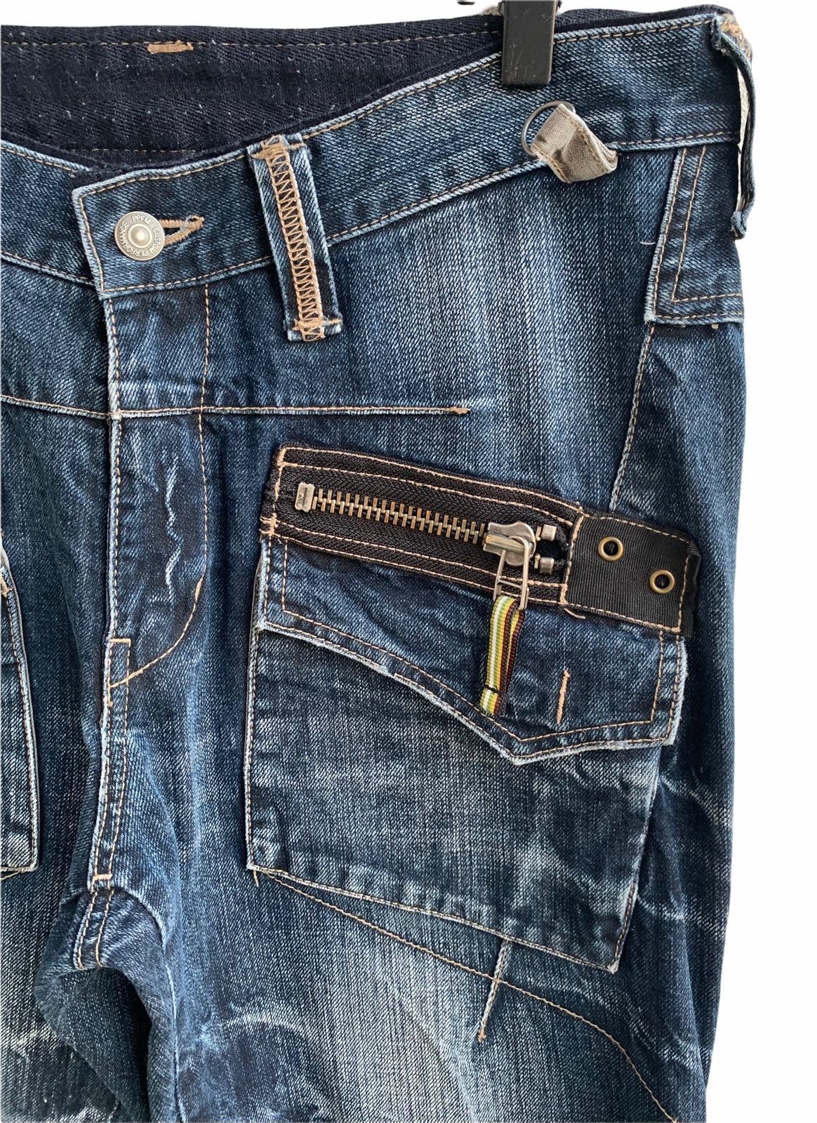 PPFM Japanese Brand PPFM Denim Zipper Parachute Multi Tactica Size US 32 / EU 48 - 11 Thumbnail