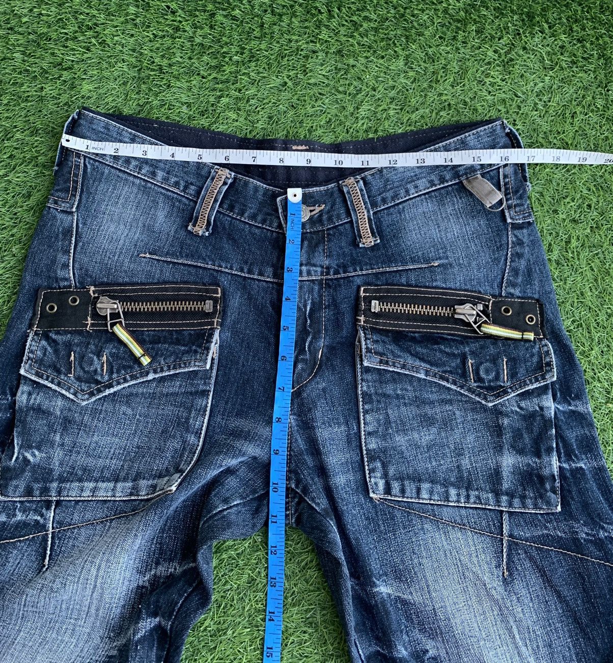 PPFM Japanese Brand PPFM Denim Zipper Parachute Multi Tactica Size US 32 / EU 48 - 18 Thumbnail