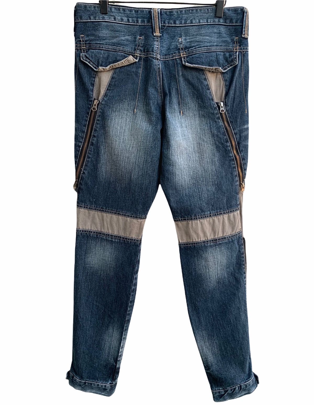 PPFM Japanese Brand PPFM Denim Zipper Parachute Multi Tactica Size US 32 / EU 48 - 2 Thumbnail