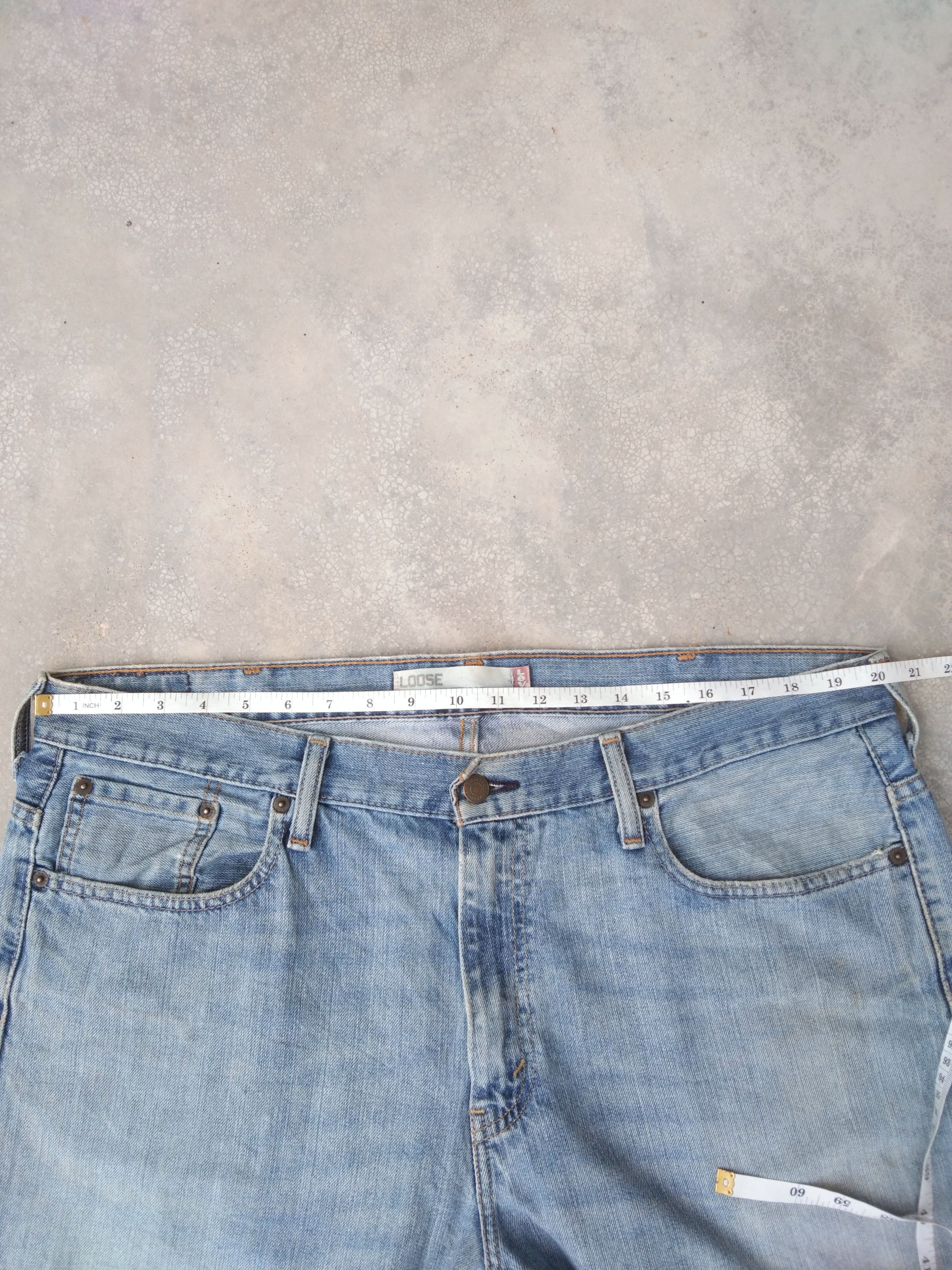 Levi's Vintage Levi's Jeans 569 Loose Straight Leg Denim 40x30 Size US 40 / EU 56 - 8 Thumbnail